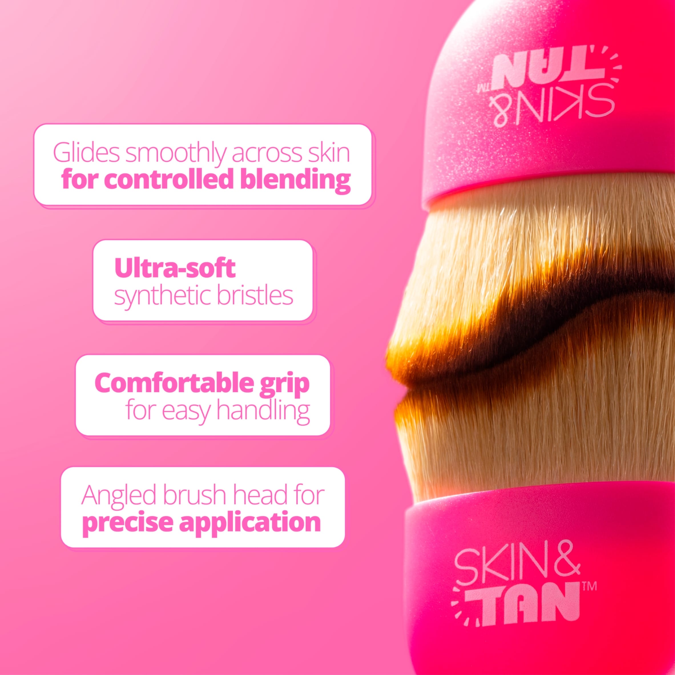 SKIN & TAN Miracle Brush Pink thumbnail 3
