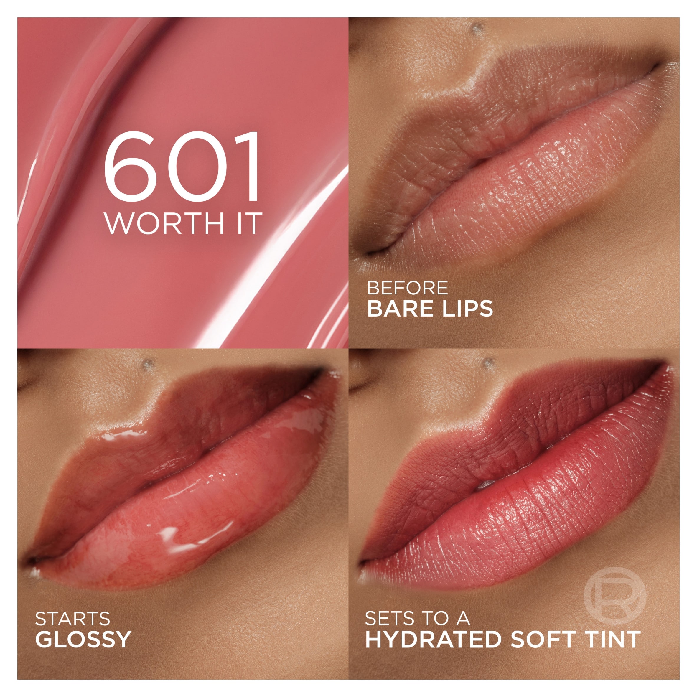 L'Oreal Paris, Hyaluron Tint Lip Stain Serum, 601 Worth it thumbnail 4