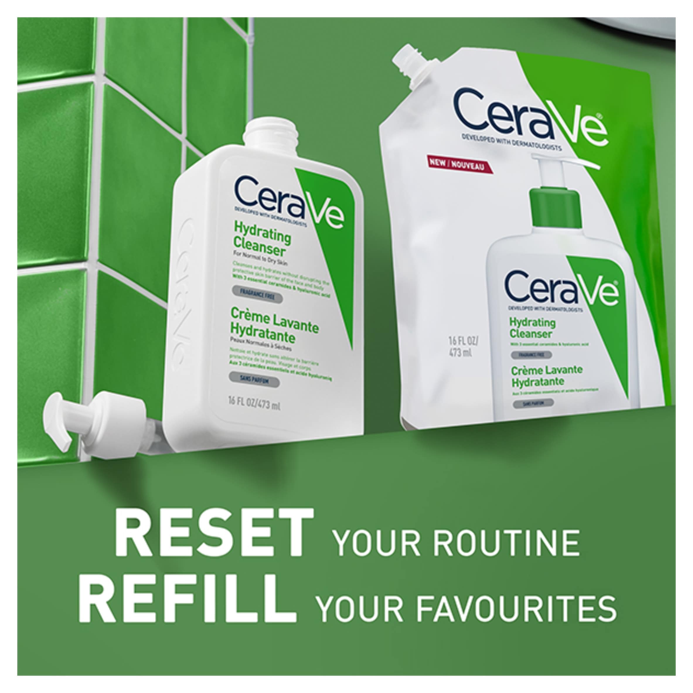 CeraVe Hydrating Cleanser Refill 473ml thumbnail 3