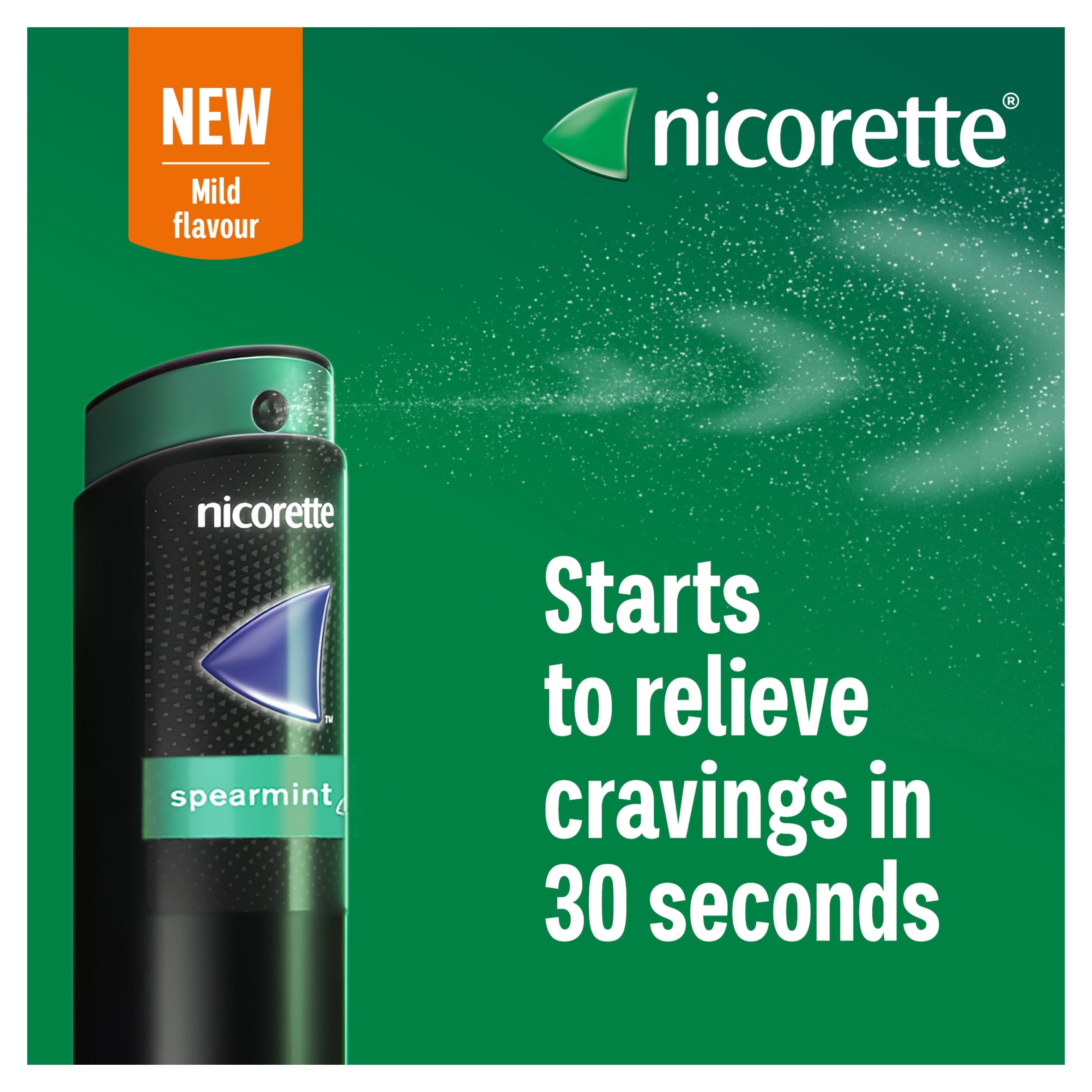 Nicorette Quickmist Spearmint Mouth Spray 2x150 Sprays thumbnail 2