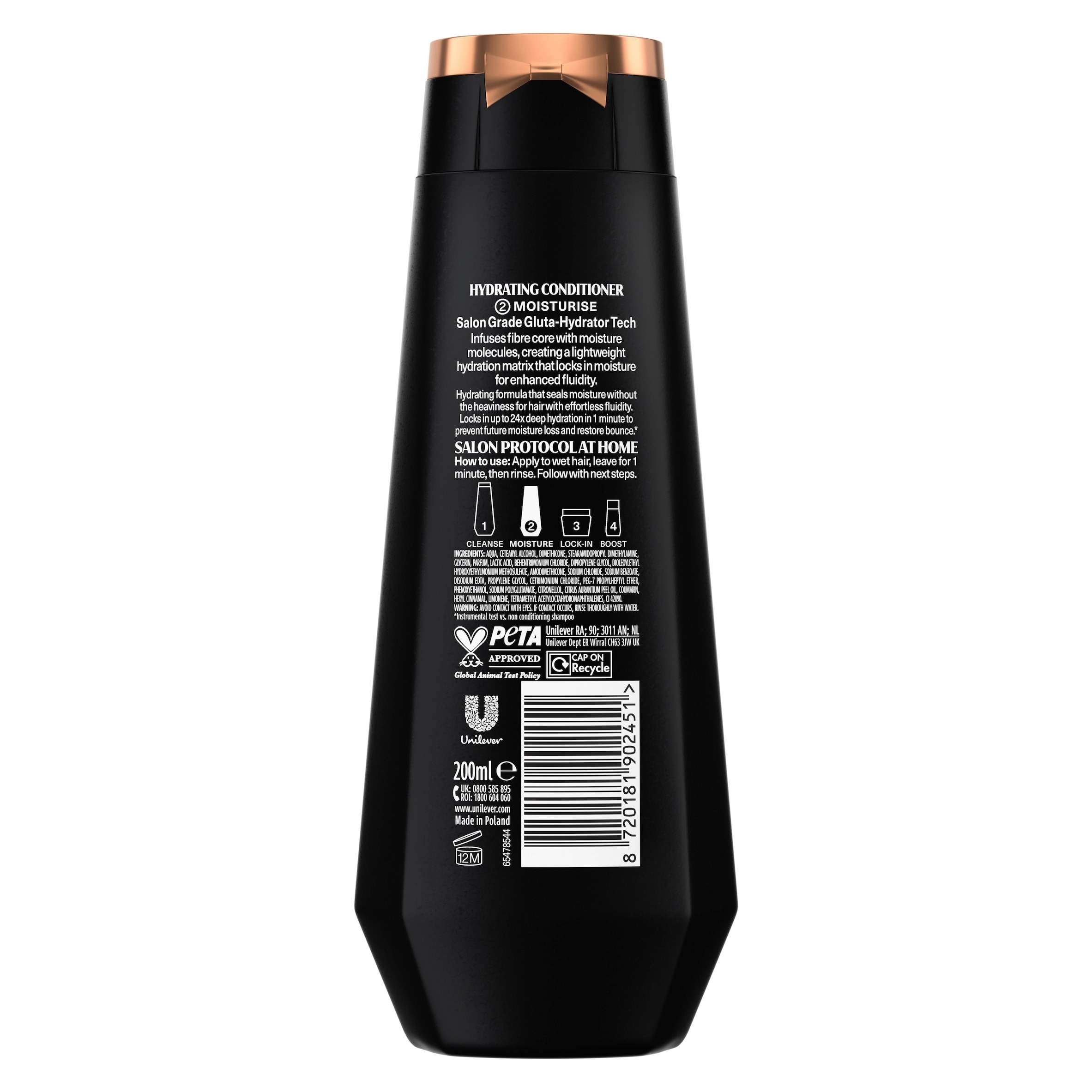 Tresemmé Professional Hydra Molecular Moisture Conditioner 200ml thumbnail 2
