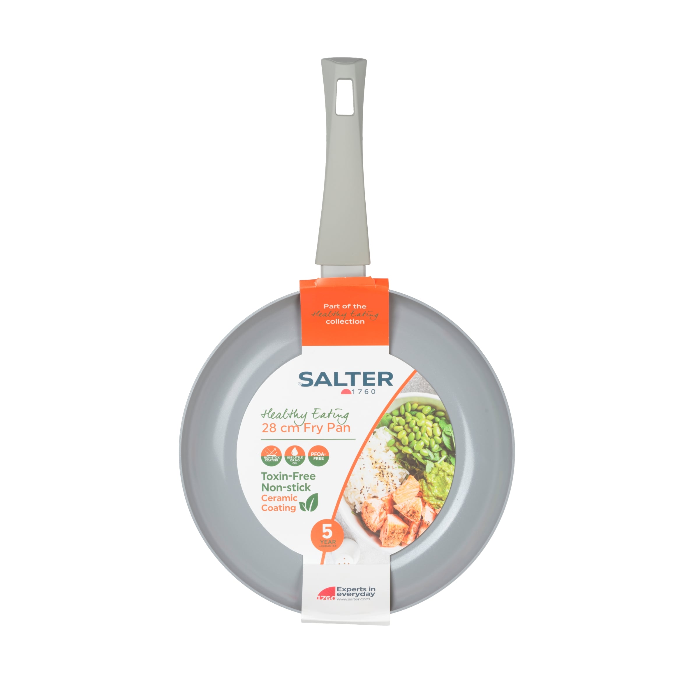Salter Healthy Eating Ceramic Frying Pan 28cm