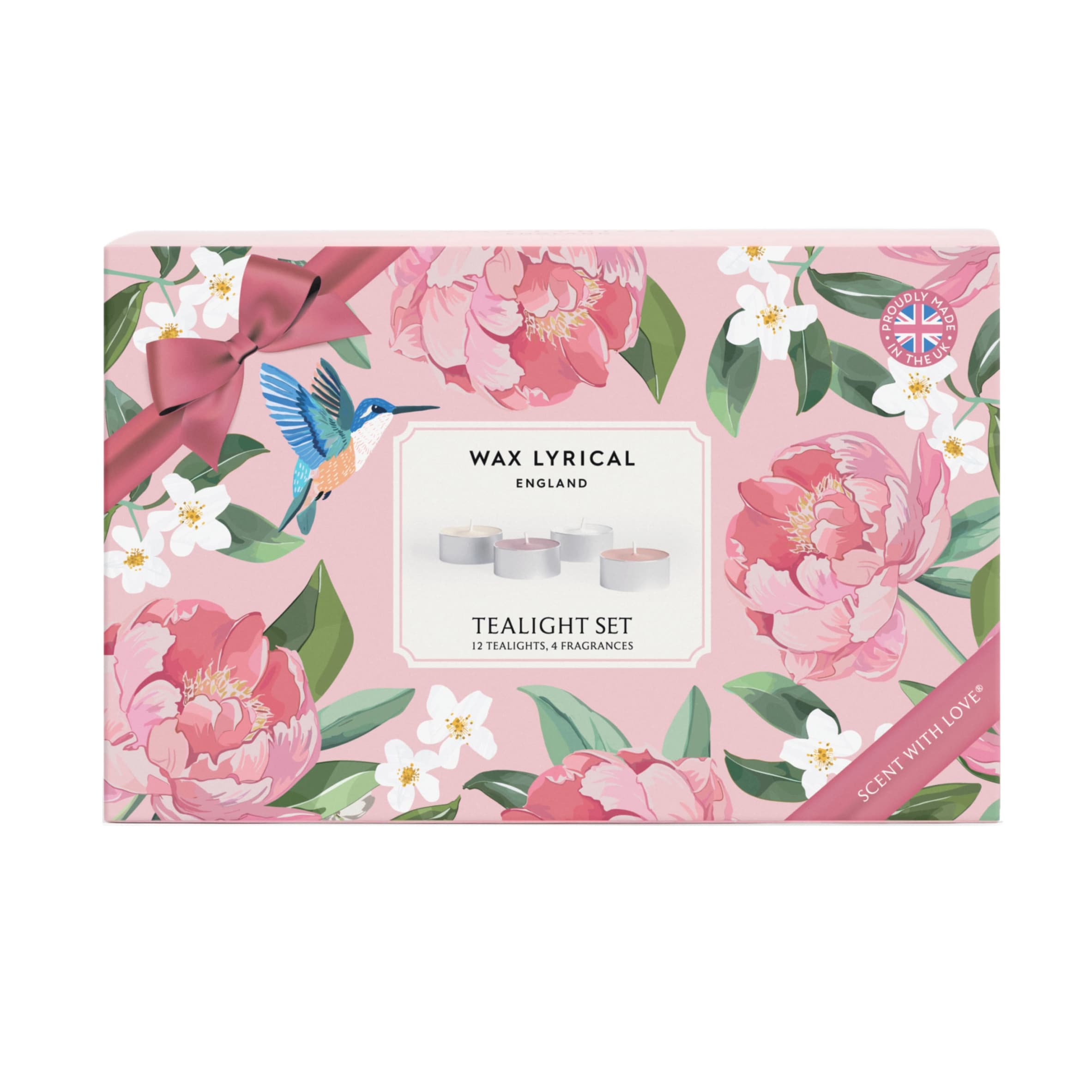Wax Lyrical England Pack of 12 Tealight Gift Set