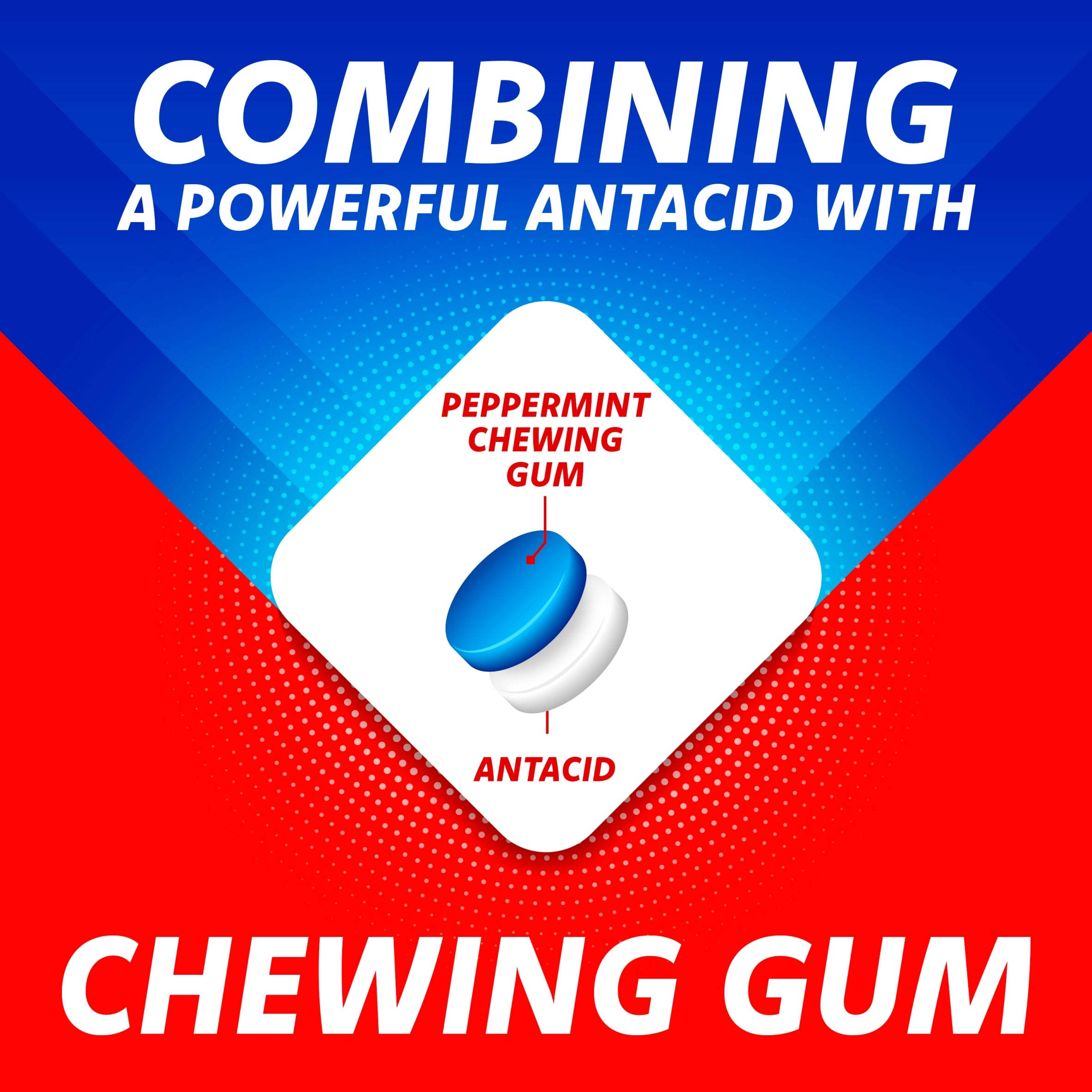Rennie 750mg Medicated Chewing Gum Peppermint 10 Pieces thumbnail 5