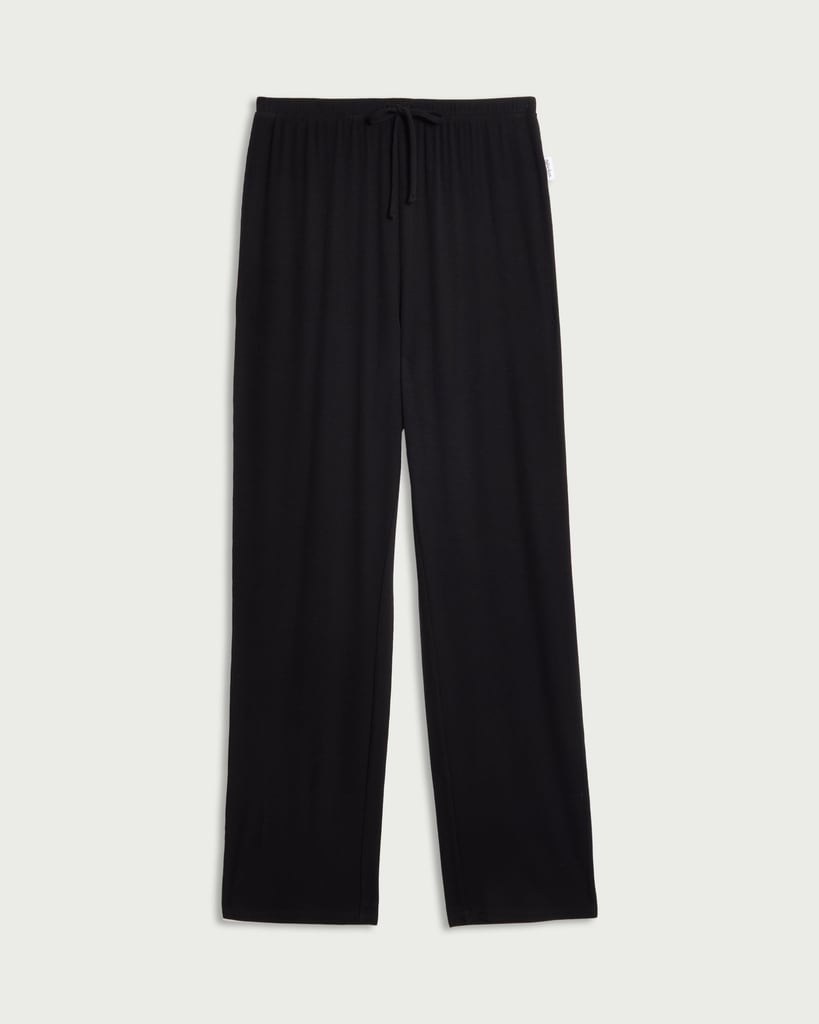 F&F CoolEase™ Ribbed Drawstring Pyjama Bottoms in Black thumbnail 4