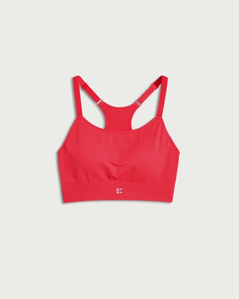 F&F Active Racerback Medium Support Sports Bra in Pink thumbnail 4