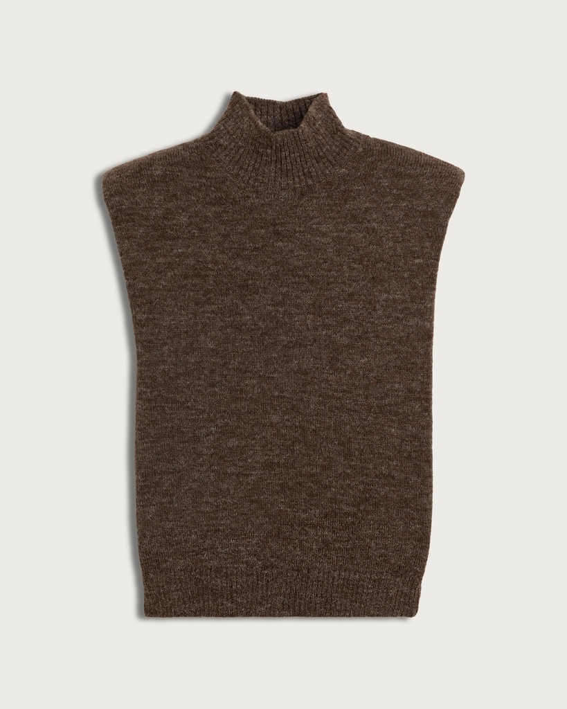 F&F Sleeveless Knitted Top in Charcoal (dark grey) thumbnail 4
