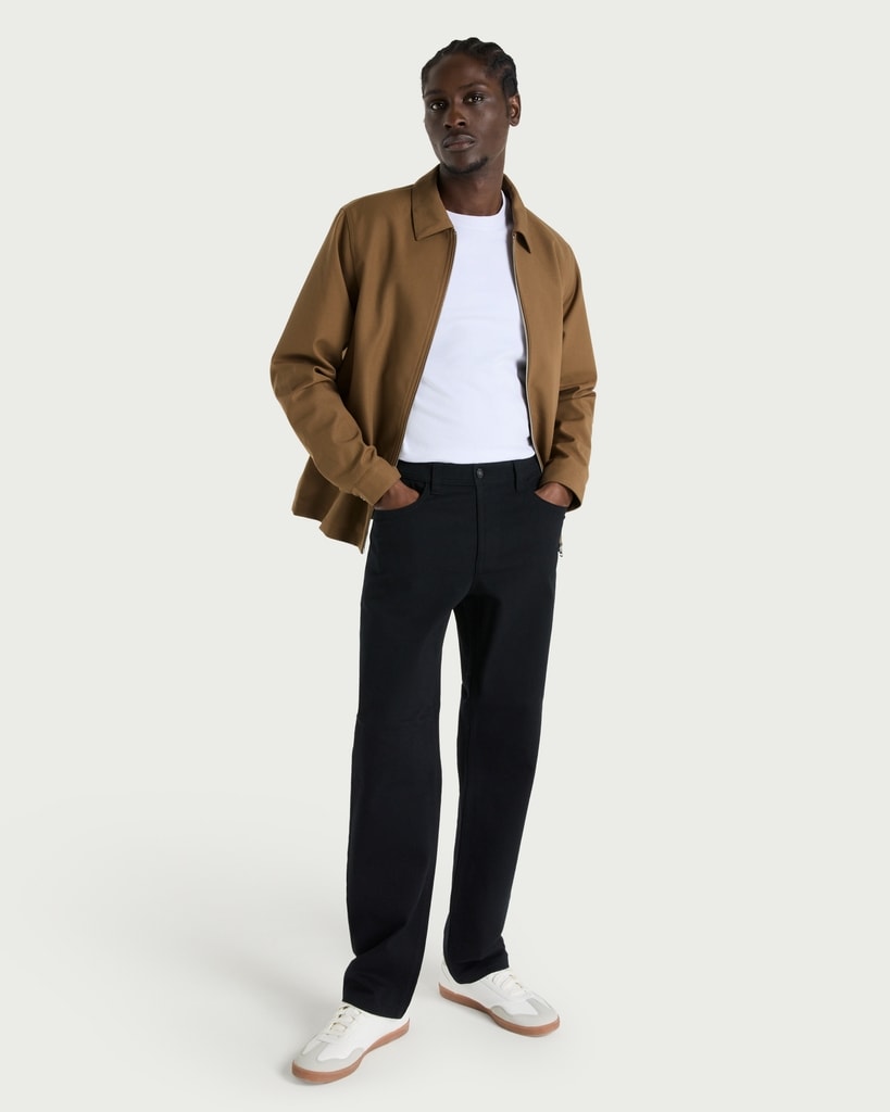 F&F Zip Up Collared Jacket in Brown thumbnail 2