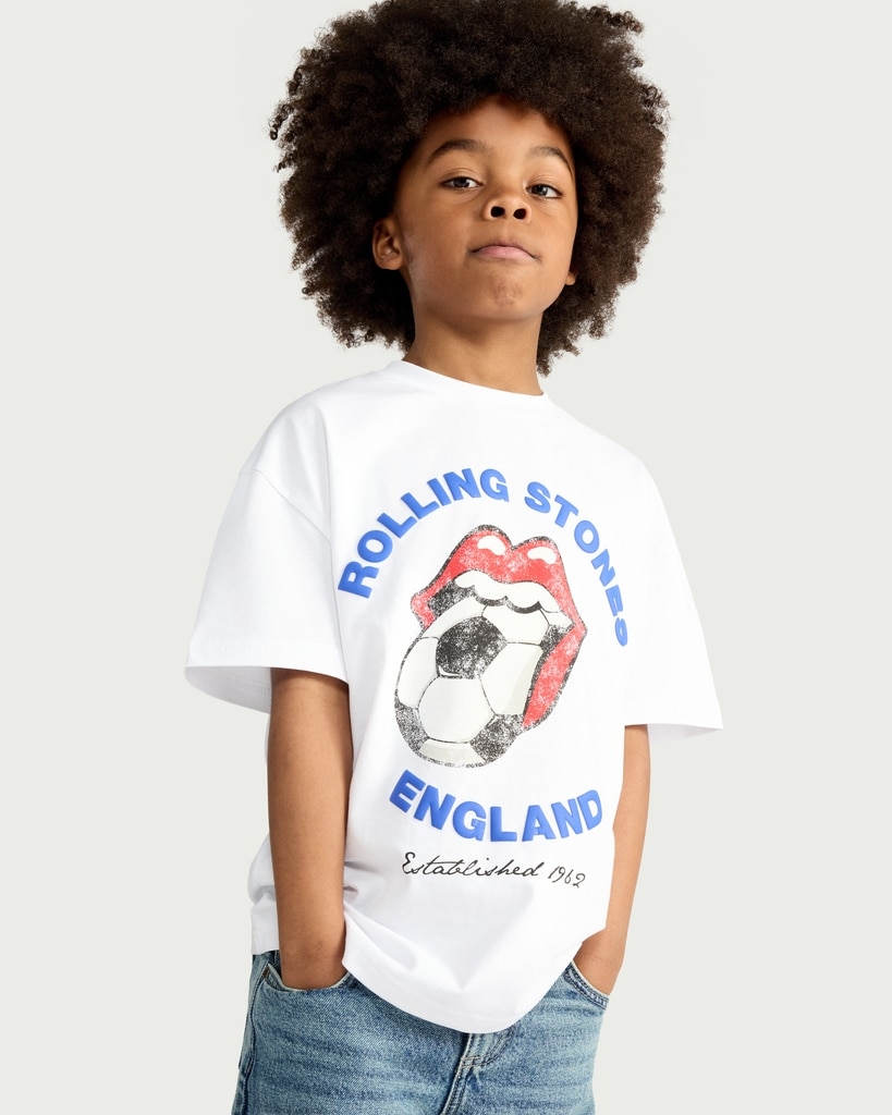 Rolling Stones England T-Shirt in White