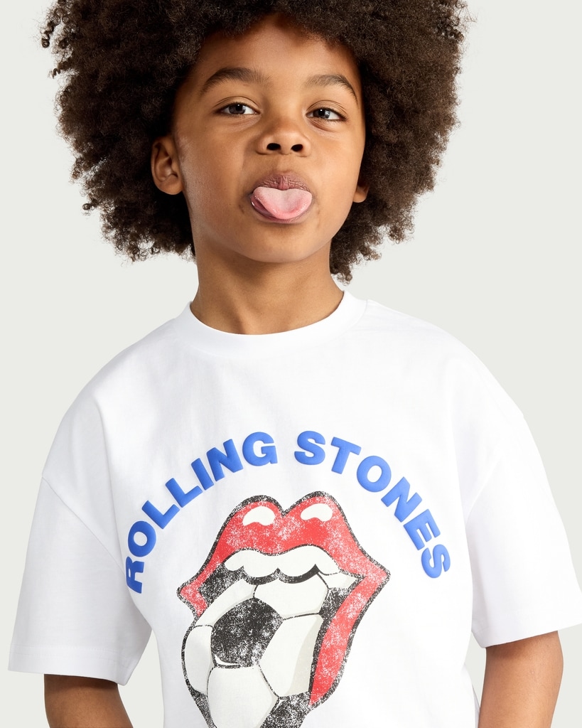 Rolling Stones England T-Shirt in White thumbnail 2