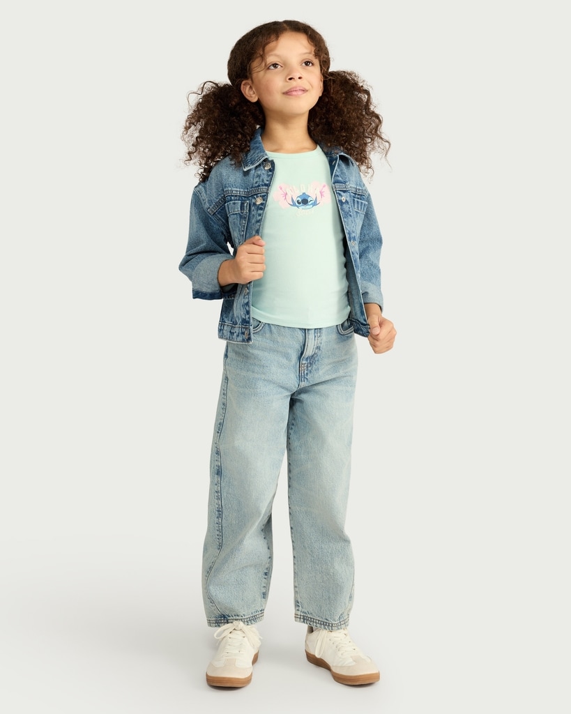 Disney Lilo & Stitch Pure Cotton Tank Top in Aqua thumbnail 2