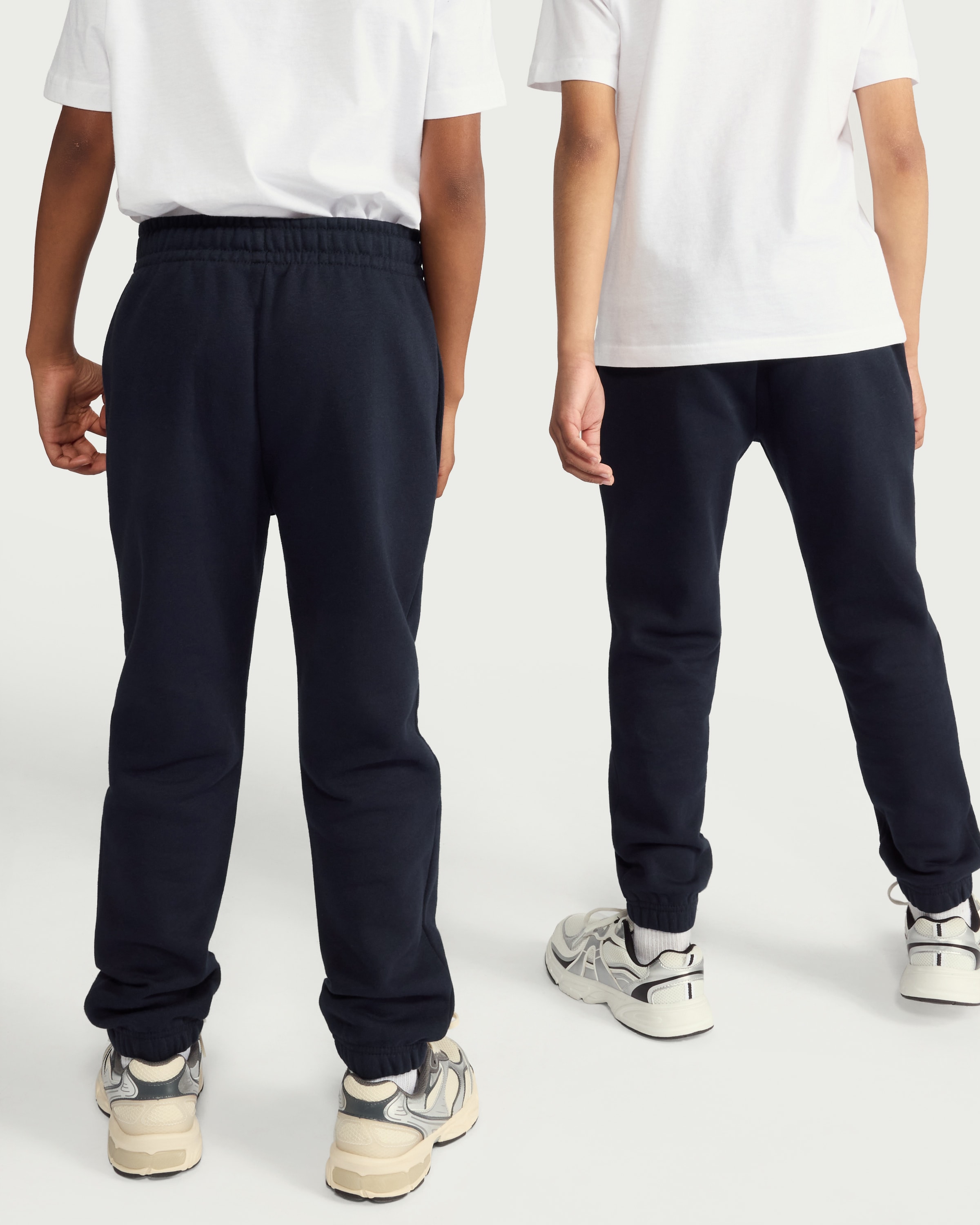 F&F School Unisex 2-Pack Cotton Rich Joggers in Navy thumbnail 3