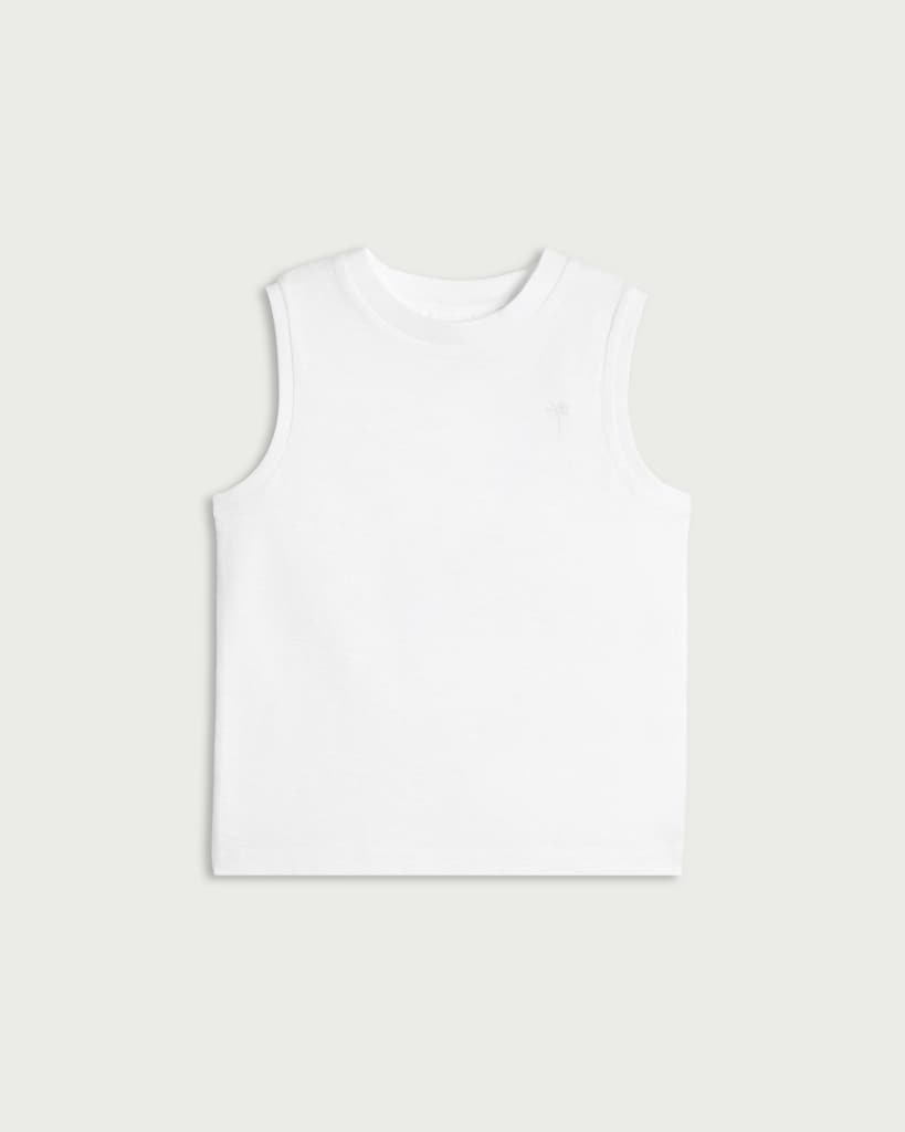 F&F Boys Pure Cotton Vest in White thumbnail 4