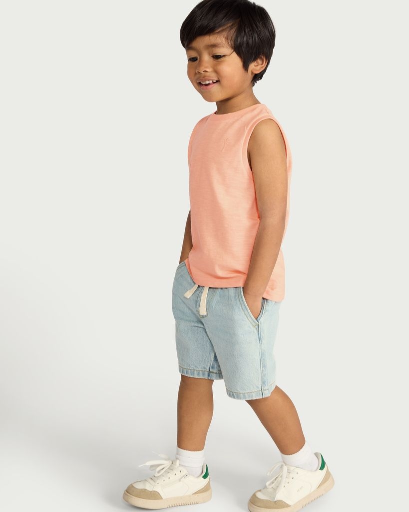 F&F Boys Pure Cotton Vest in Orange