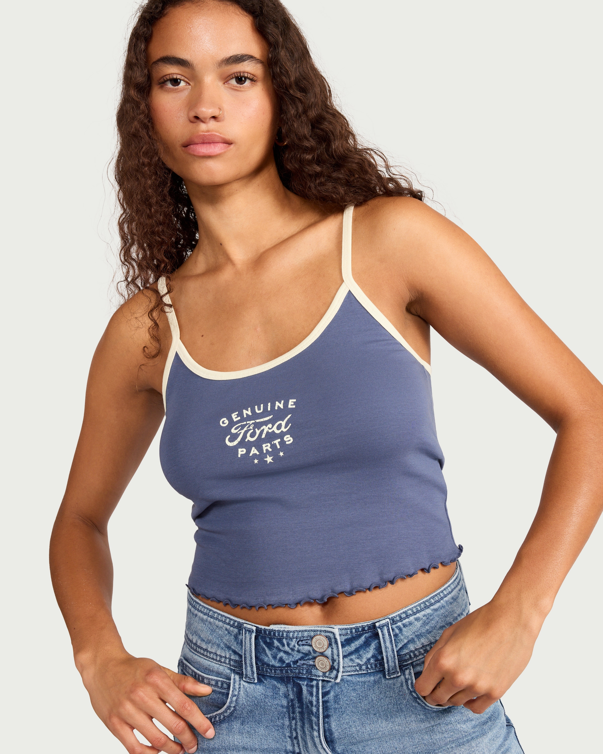 OH ME OH MY Cotton Rich Printed Vest in Blue thumbnail 2