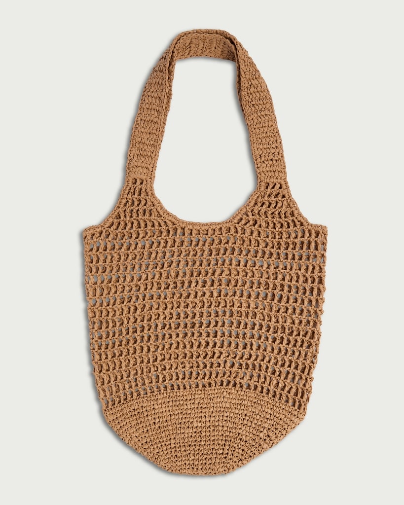 F&F Straw Tote bag in Neutral