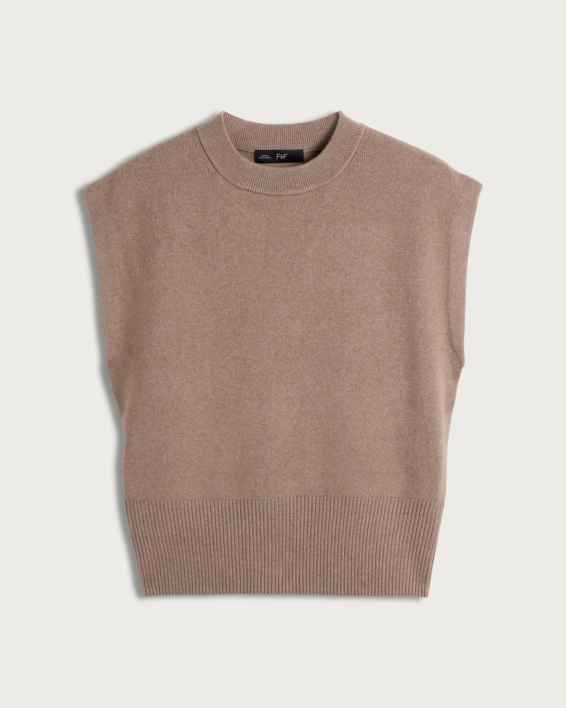 F&F Sleeveless Knitted Top in Mink thumbnail 4