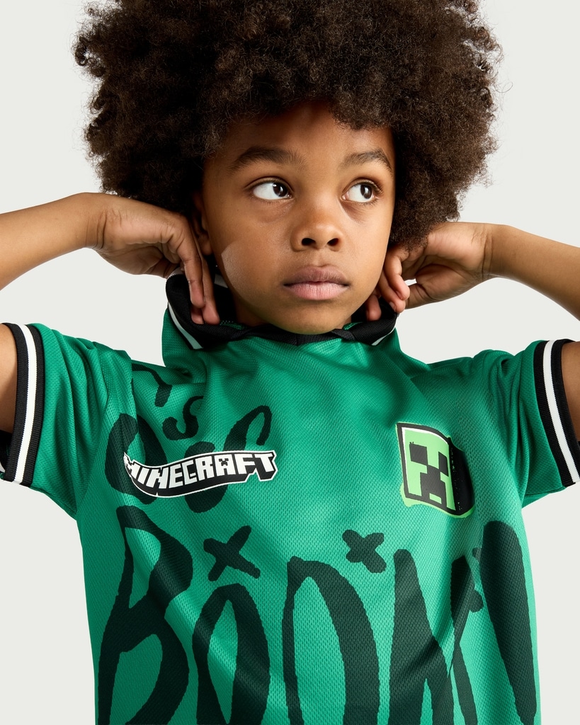 Minecraft 2-Piece Boom TNT T-Shirt and Shorts Set in Green thumbnail 2
