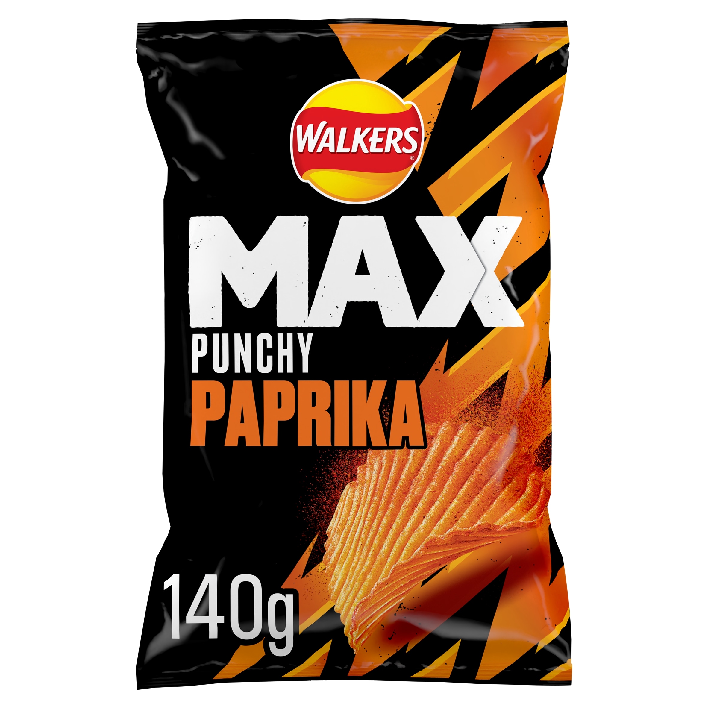 Walkers MAX Paprika Sharing Crisps 140g