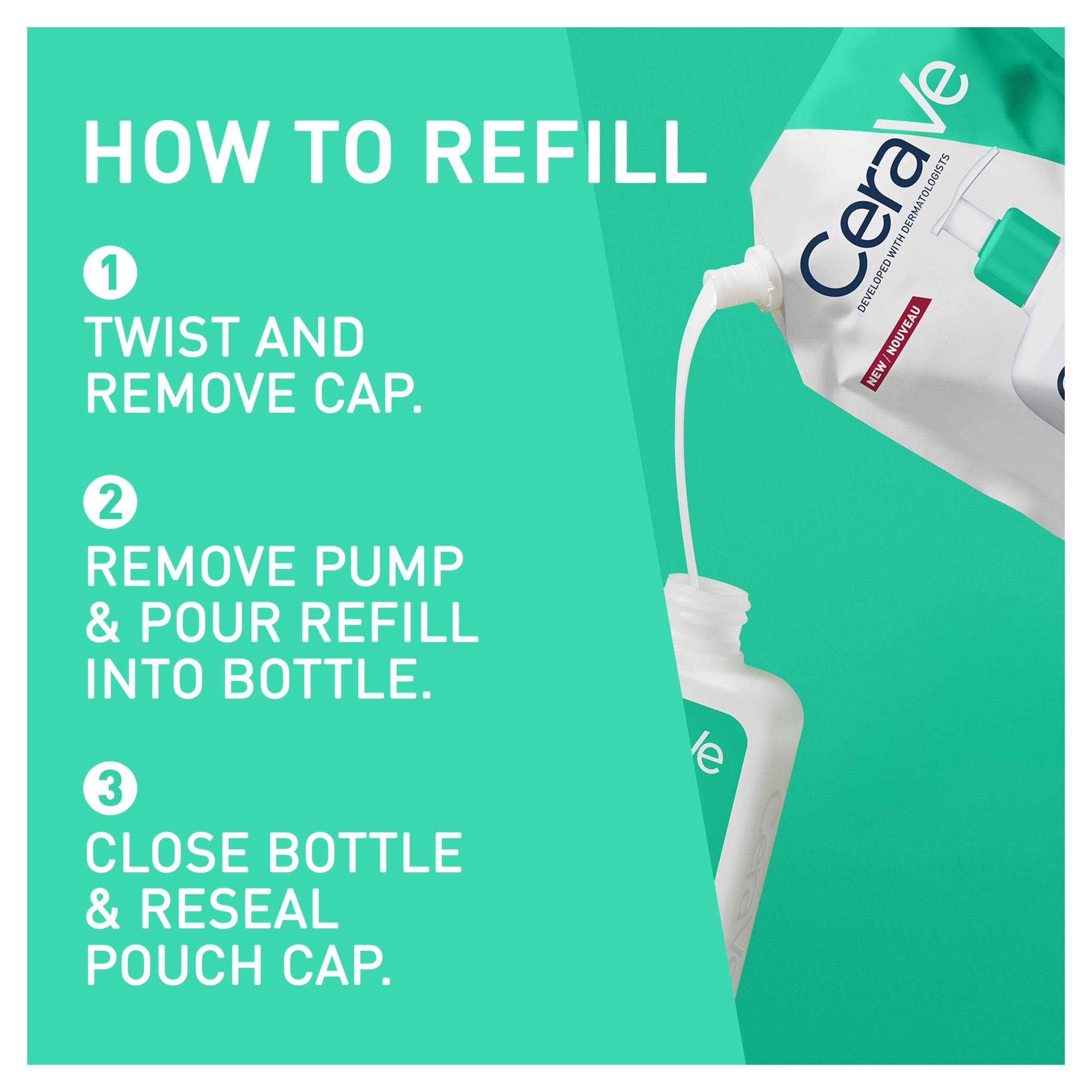 CeraVe Foaming Cleanser Refill 473ml thumbnail 4