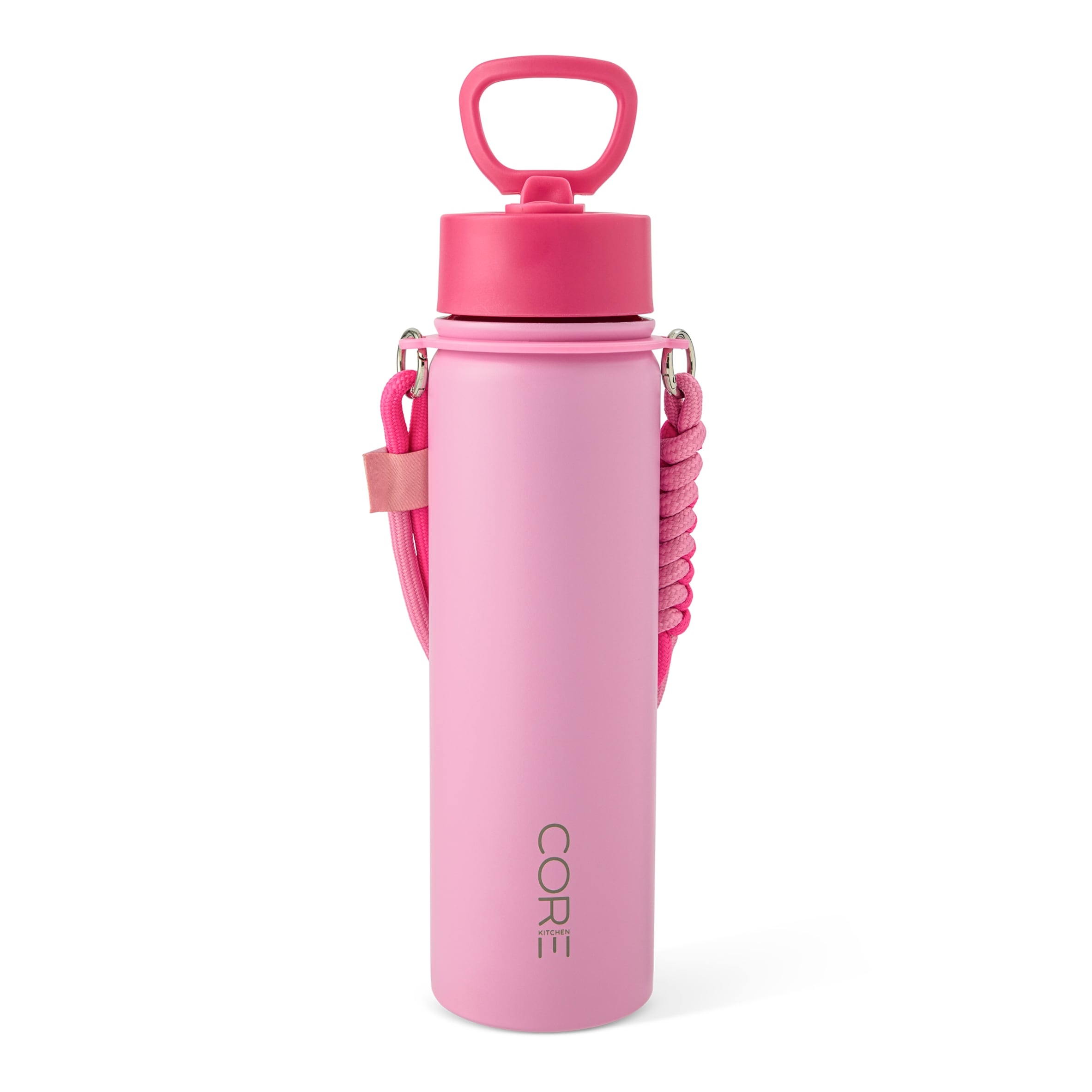 Core Kitchen Pink Zeno Metal Drinking Water Bottle 650ml thumbnail 2