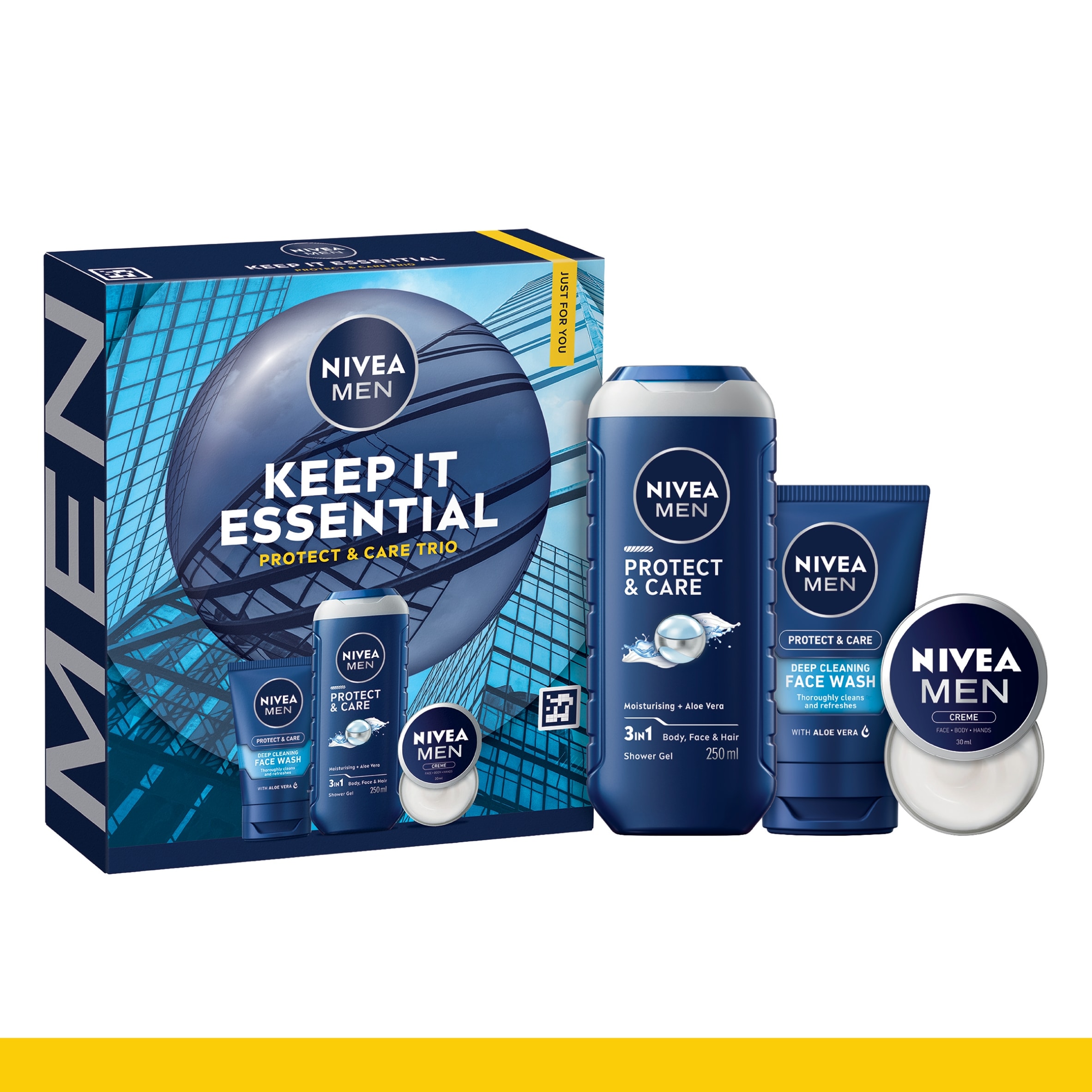 NIVEA MEN Keep It Essential Protect and Care Trio Gift Set thumbnail 2