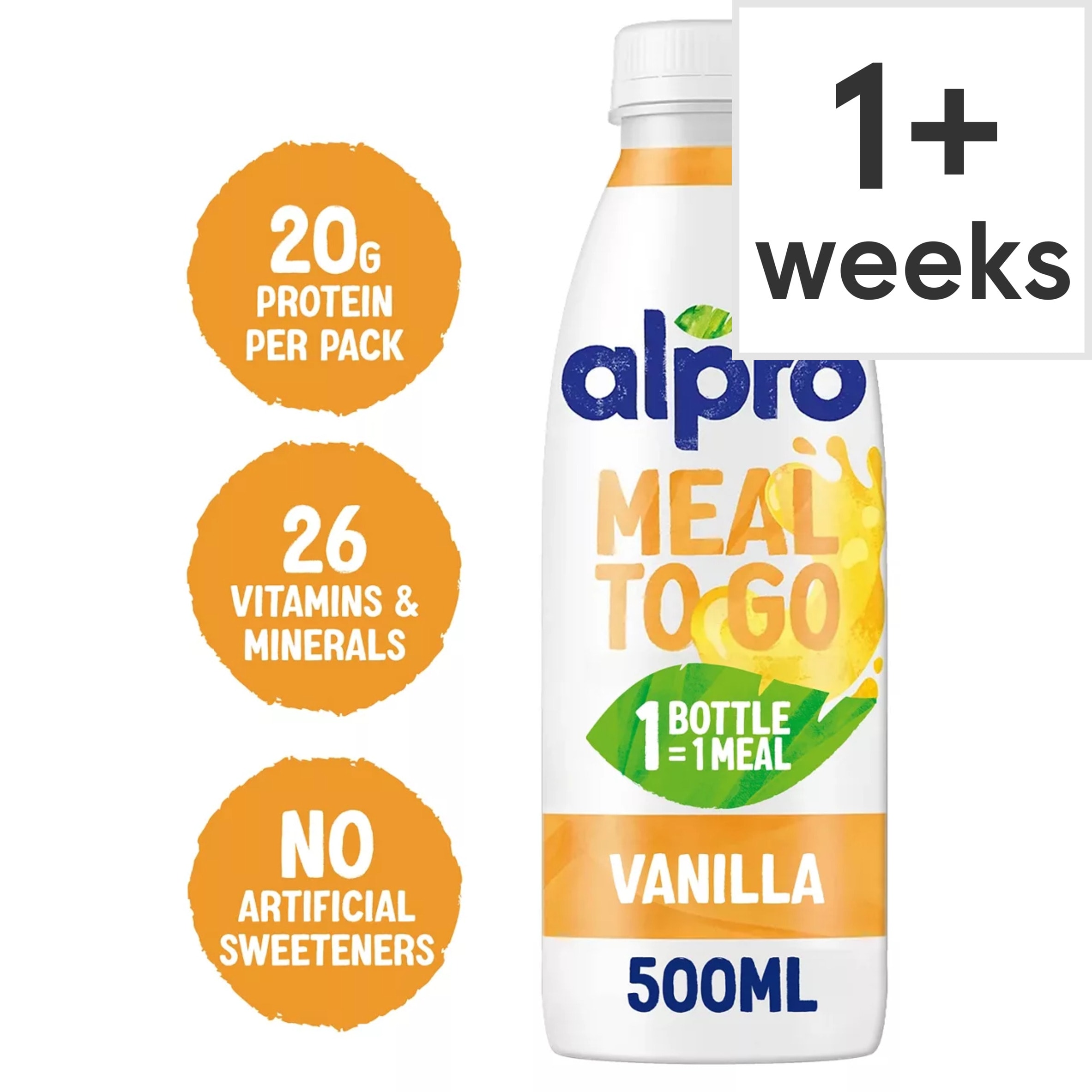 Alpro Meal To Go Vanilla Flavour Drink 500ml