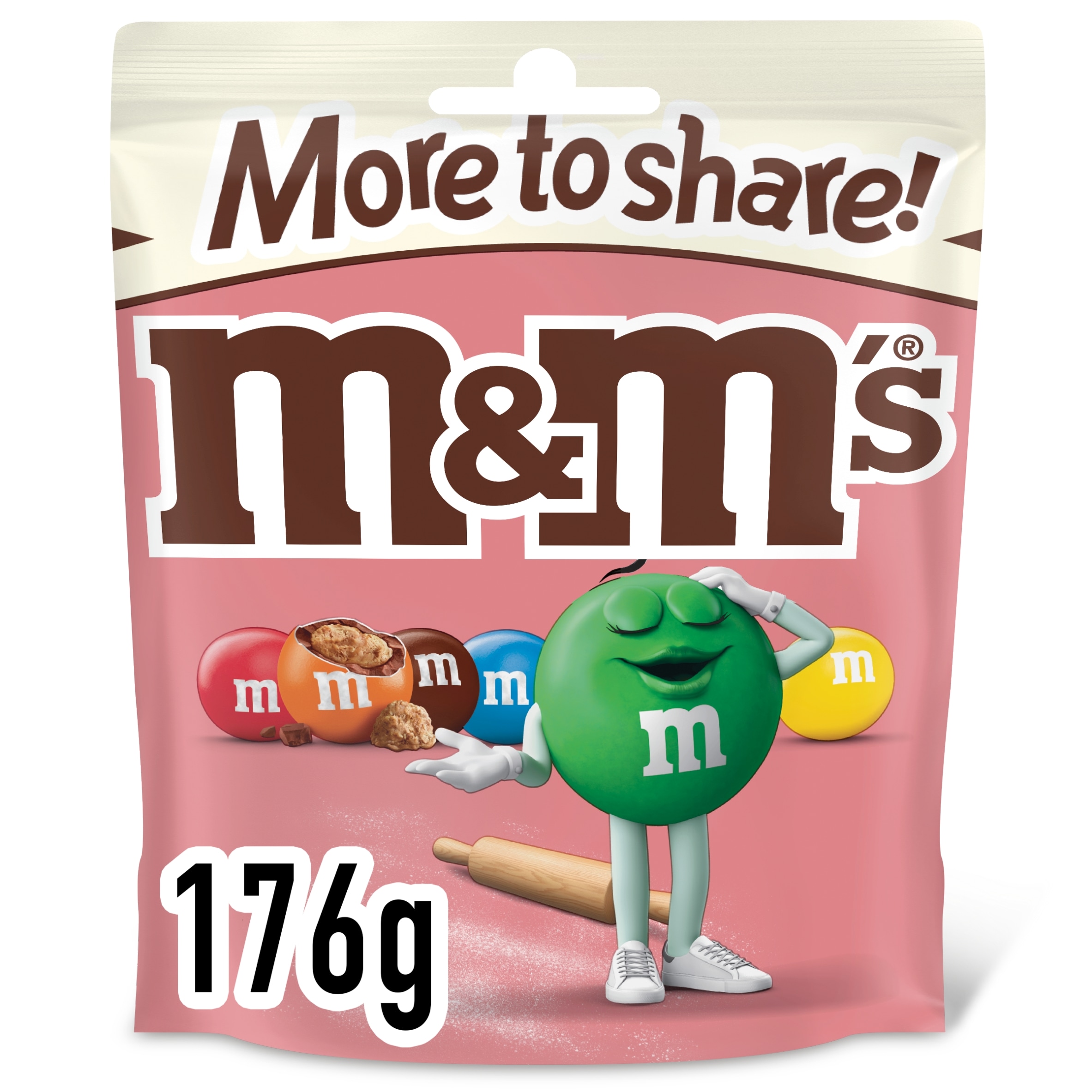 M&M'S Cookie Dough Milk Chocolate Sharing Pouch Bag 176g