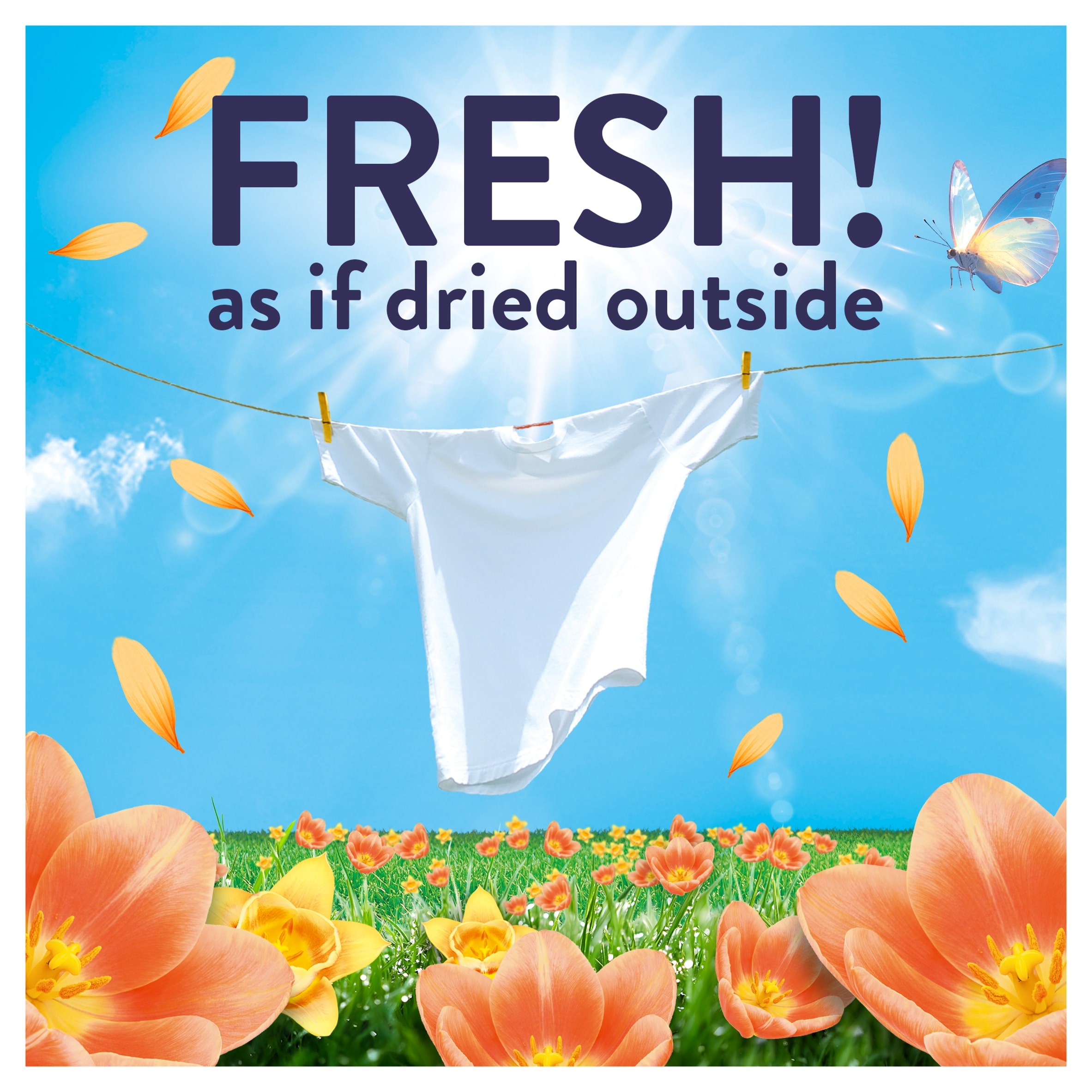 Lenor Outdoorable Fabric Conditioner First Day of Spring 86 washes 1.204l thumbnail 5