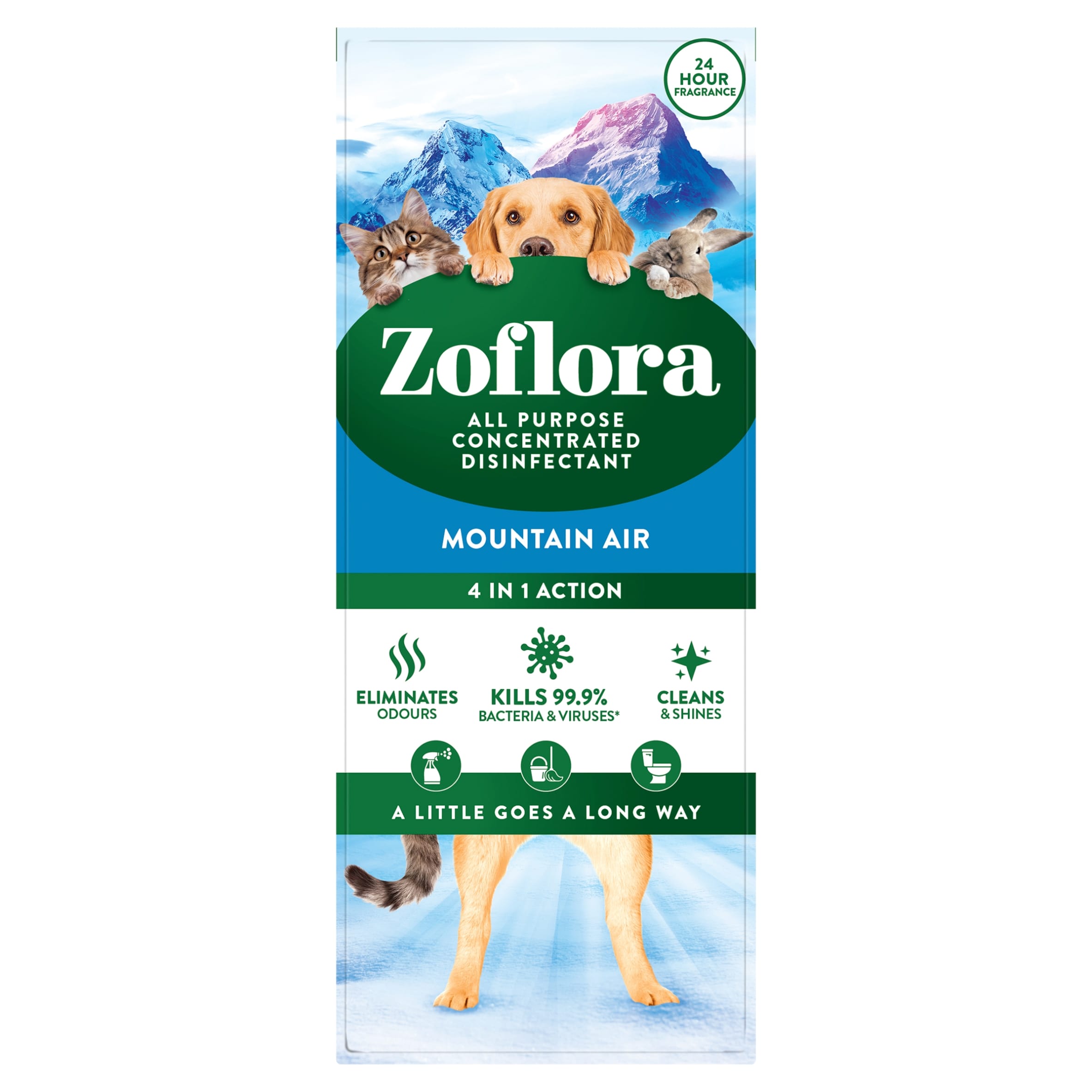 Zoflora All Purpose Concentrated Disinfectant Mountain Air 500ml