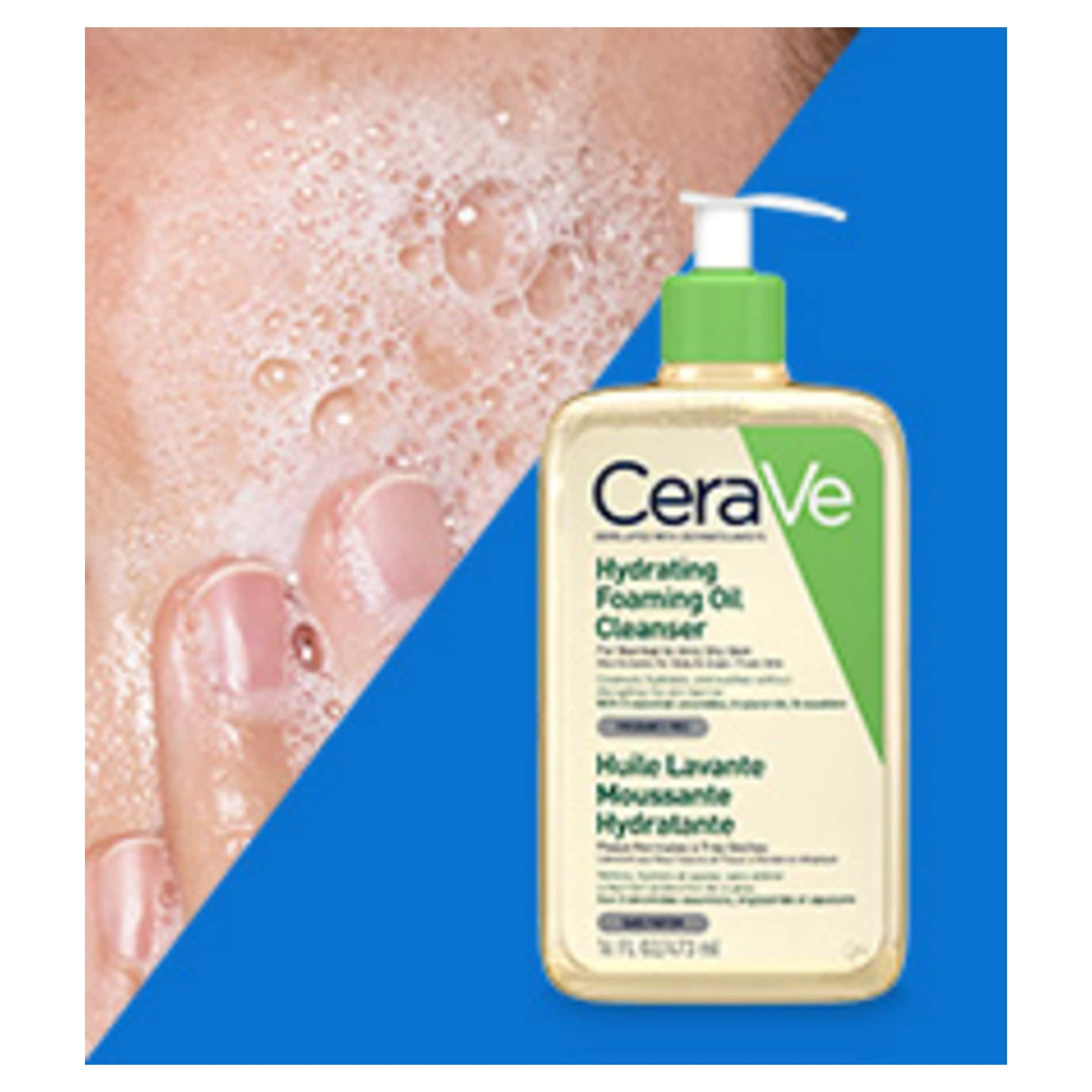 CeraVe Hydrating Foaming Oil Cleanser for Normal to Very Dry Skin 473ml thumbnail 2
