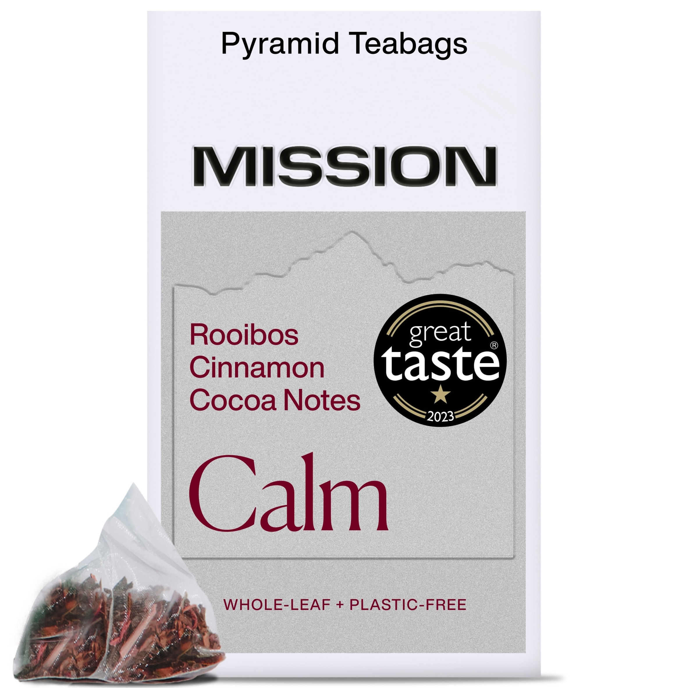 MISSION Calm Rooibos Tea with Cinnamon, Cocoa 15 Tea Bags 37.5g