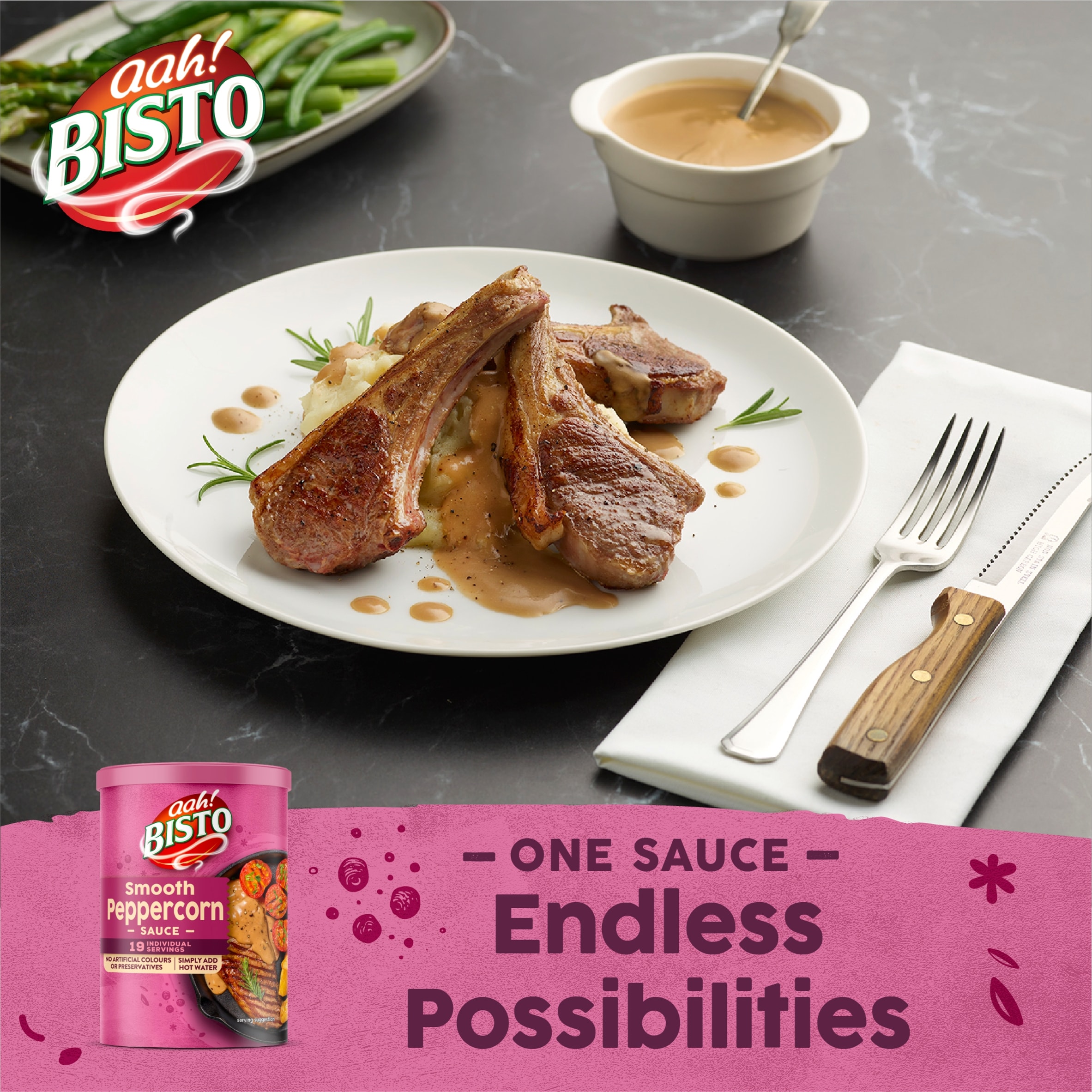 Bisto Smooth Peppercorn Sauce Mix 170g thumbnail 3