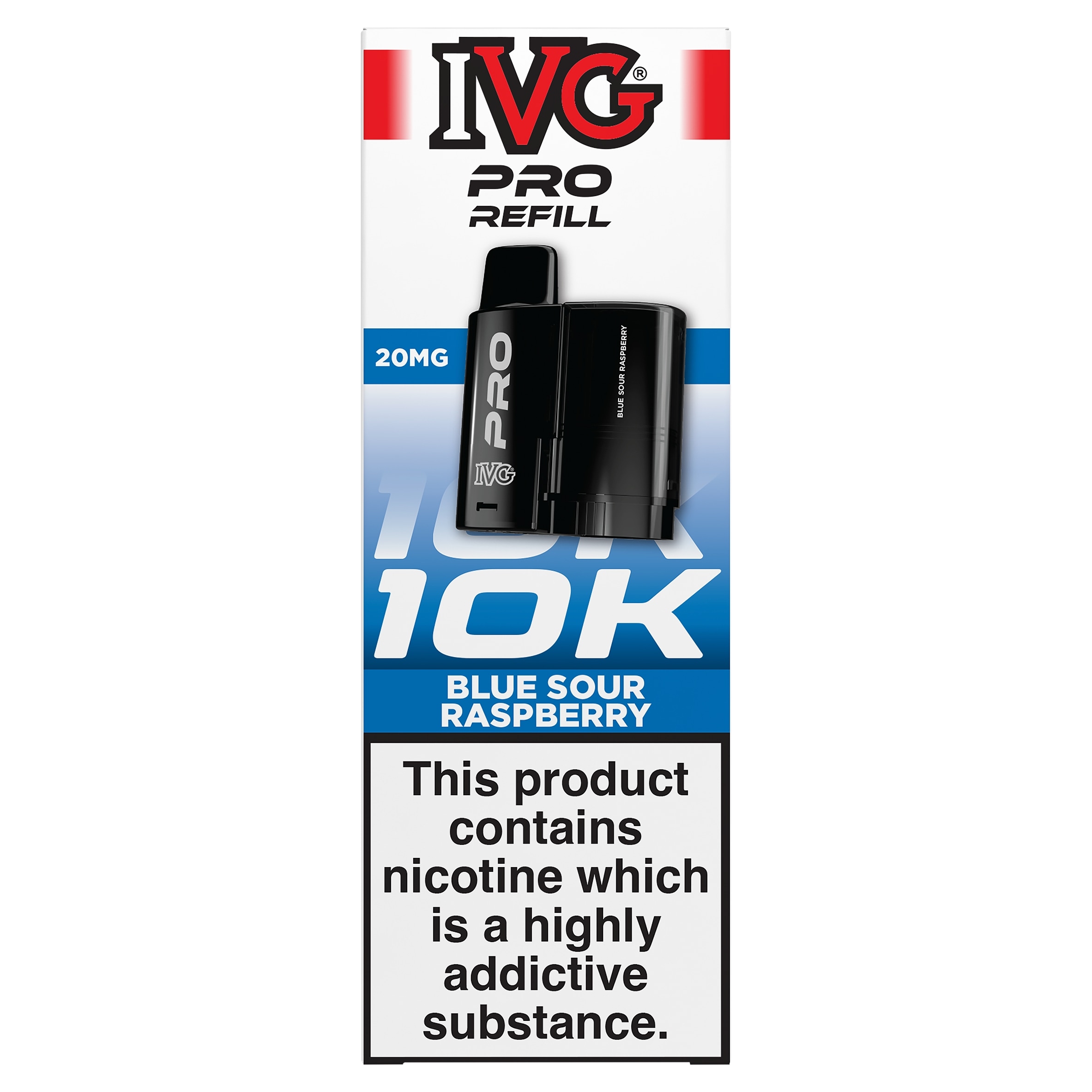IVG PRO Blue Sour Raspberry 20mg