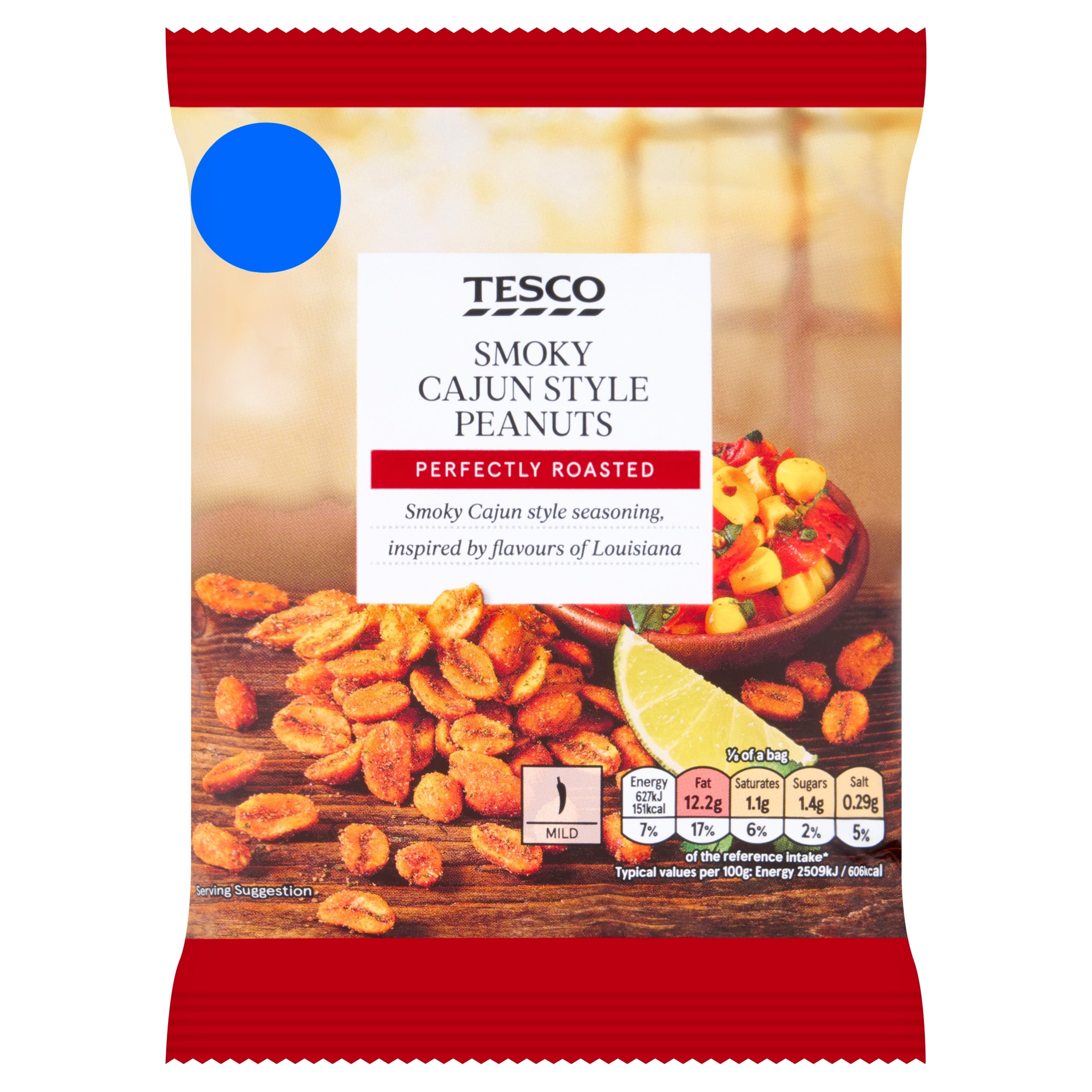 Tesco Smoky Cajun Peanuts 200g