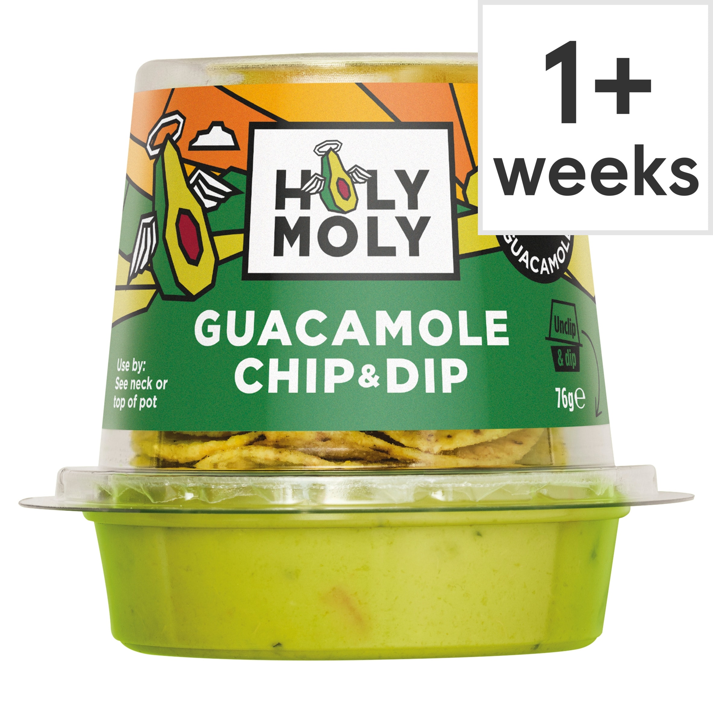 Holy Moly Guacamole and Chip & Dip 76g