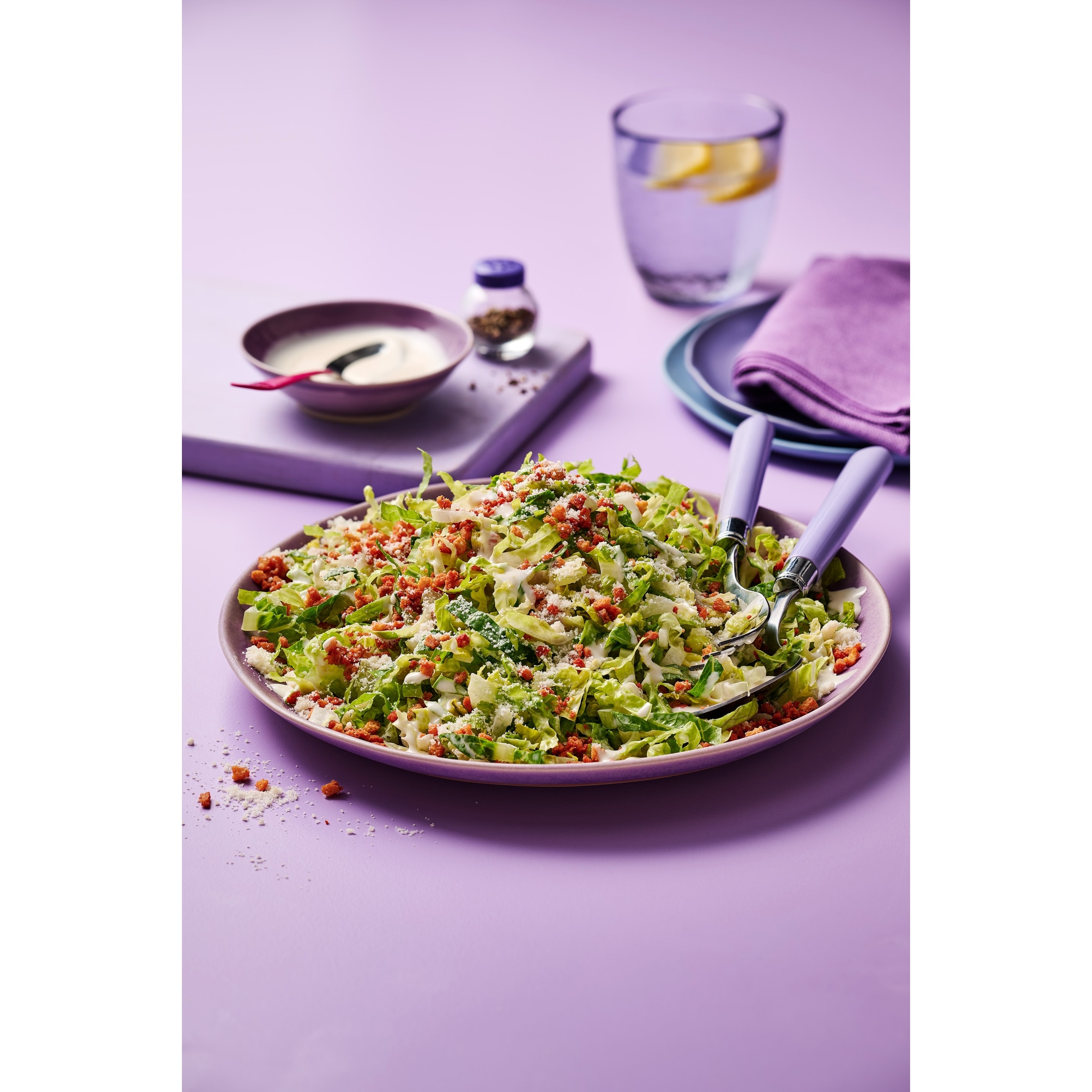 Tesco Chopped Caesar Salad Kit 260g thumbnail 2