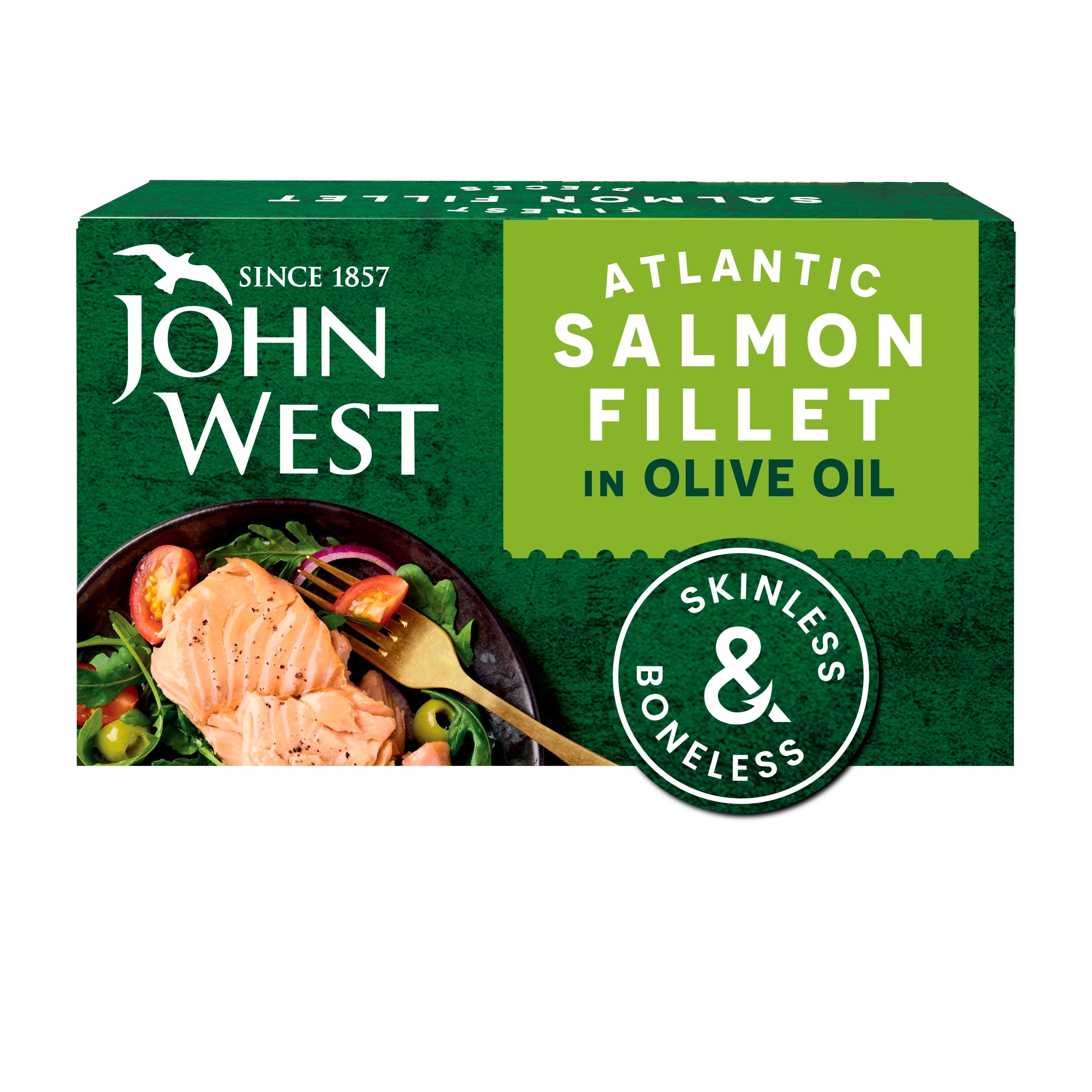 John West Atlantic Salmon Fillet in Olive Oil 115g
