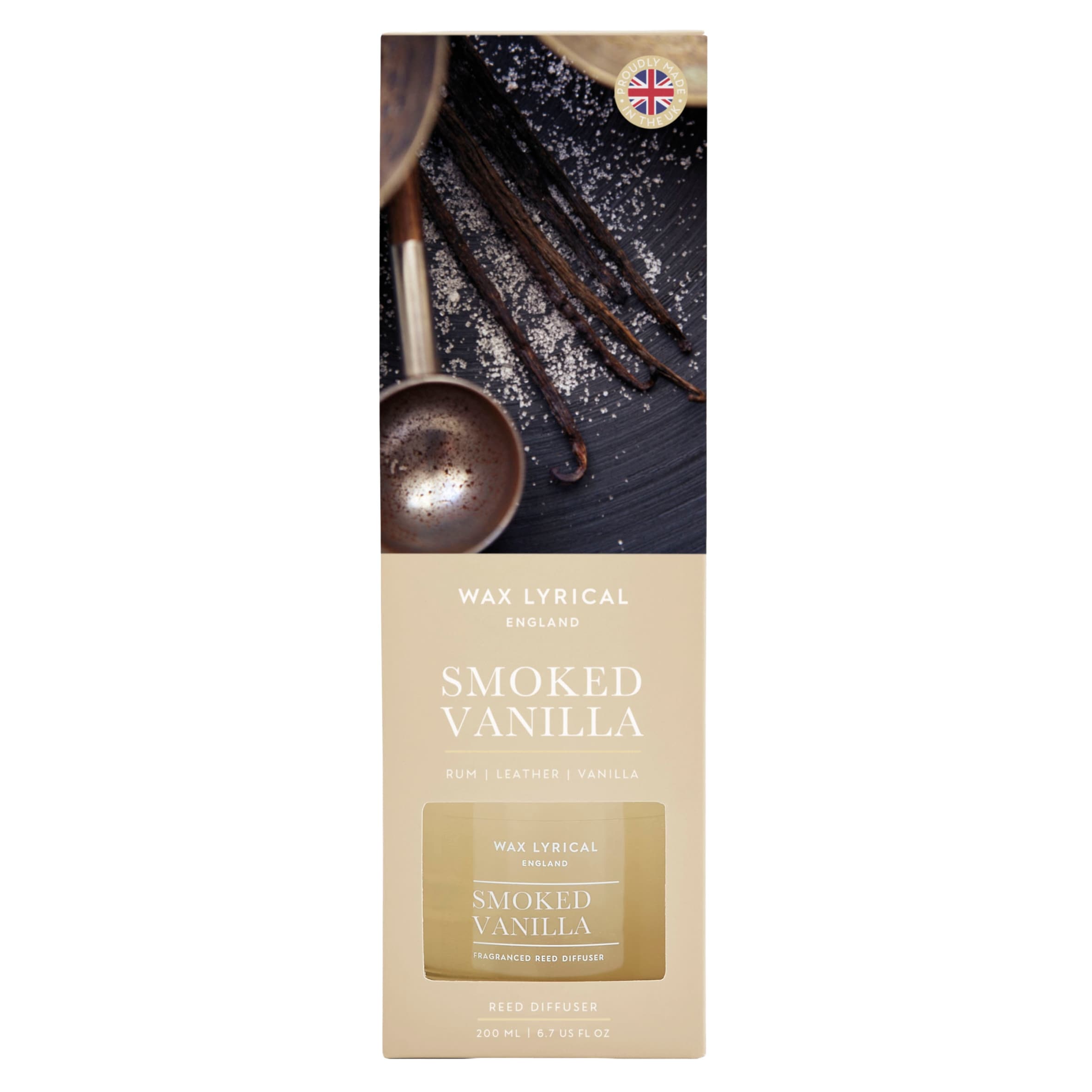 Wax Lyrical England Smoked Vanilla Reed Diffuser 200ml