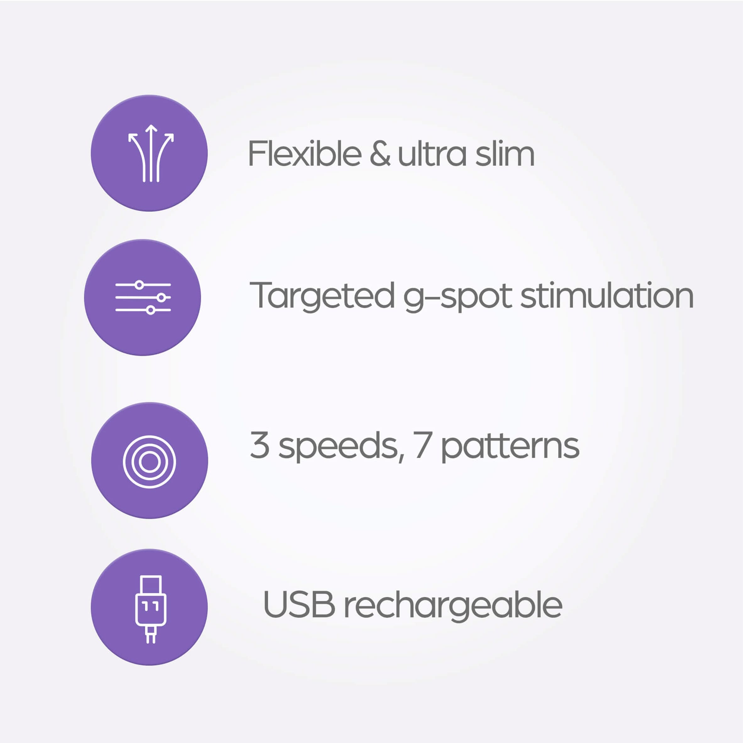 So Divine Embrace & Thrive Slimline Vibrator USB Rechargeable. thumbnail 3