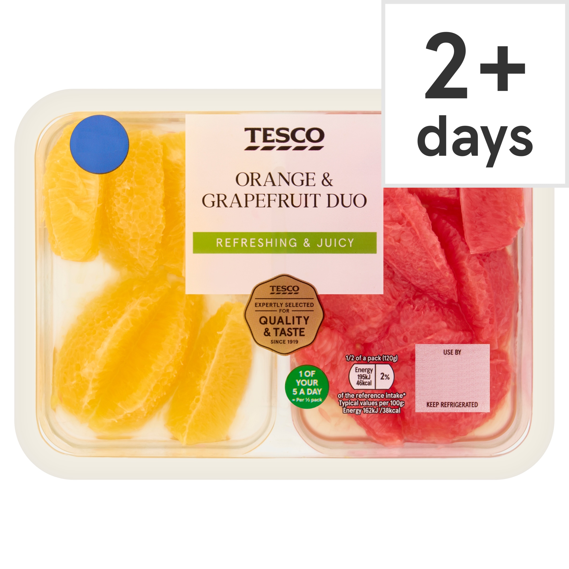 Tesco Grapefruit & Orange Duo 240G