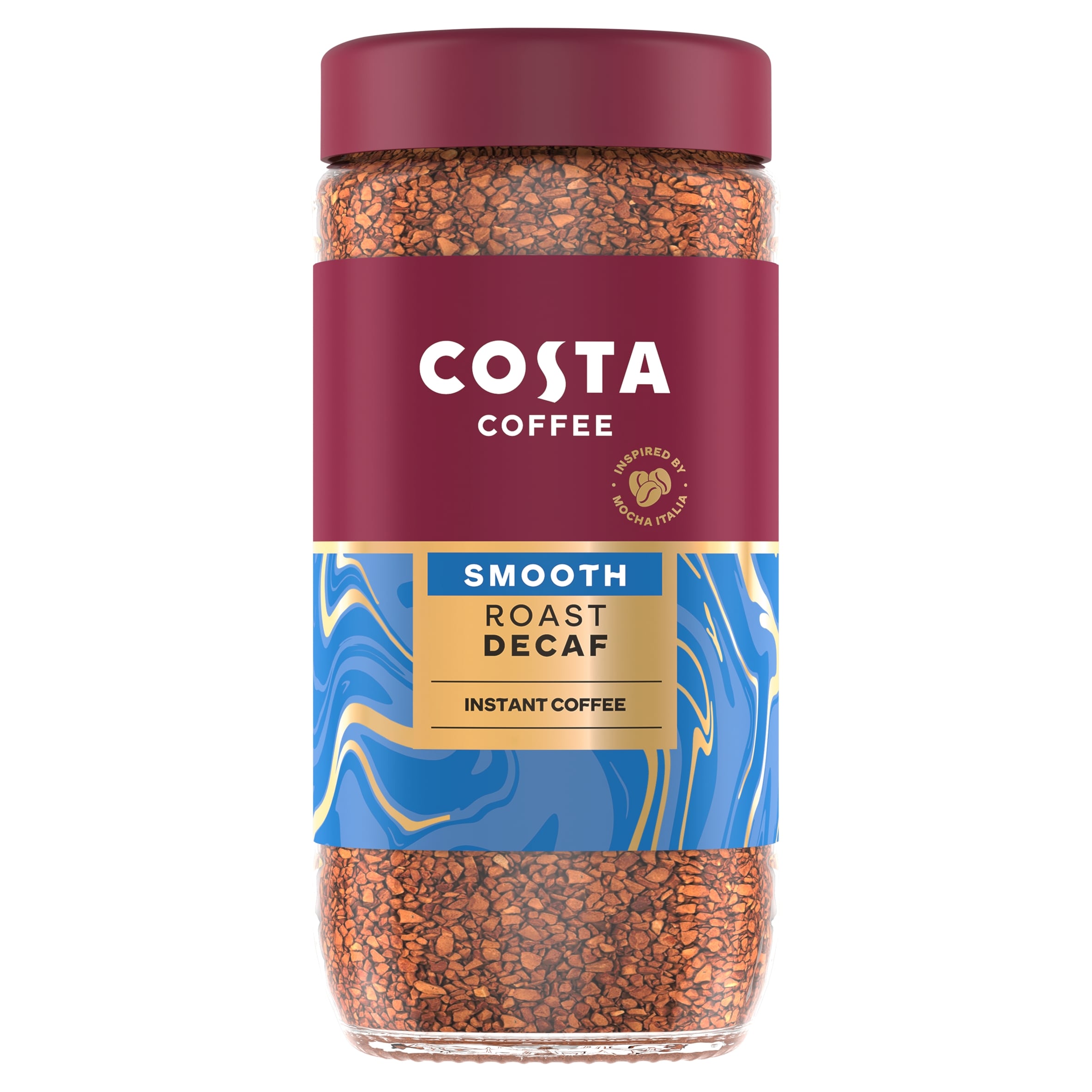 Costa smooth decaf blend instant coffee 190g
