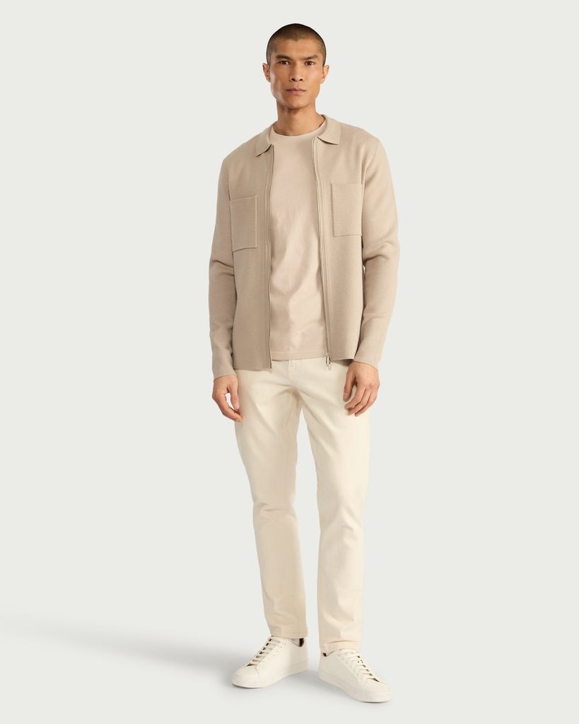 F&F Cotton Rich Short Sleeved T-Shirt in Stone thumbnail 2