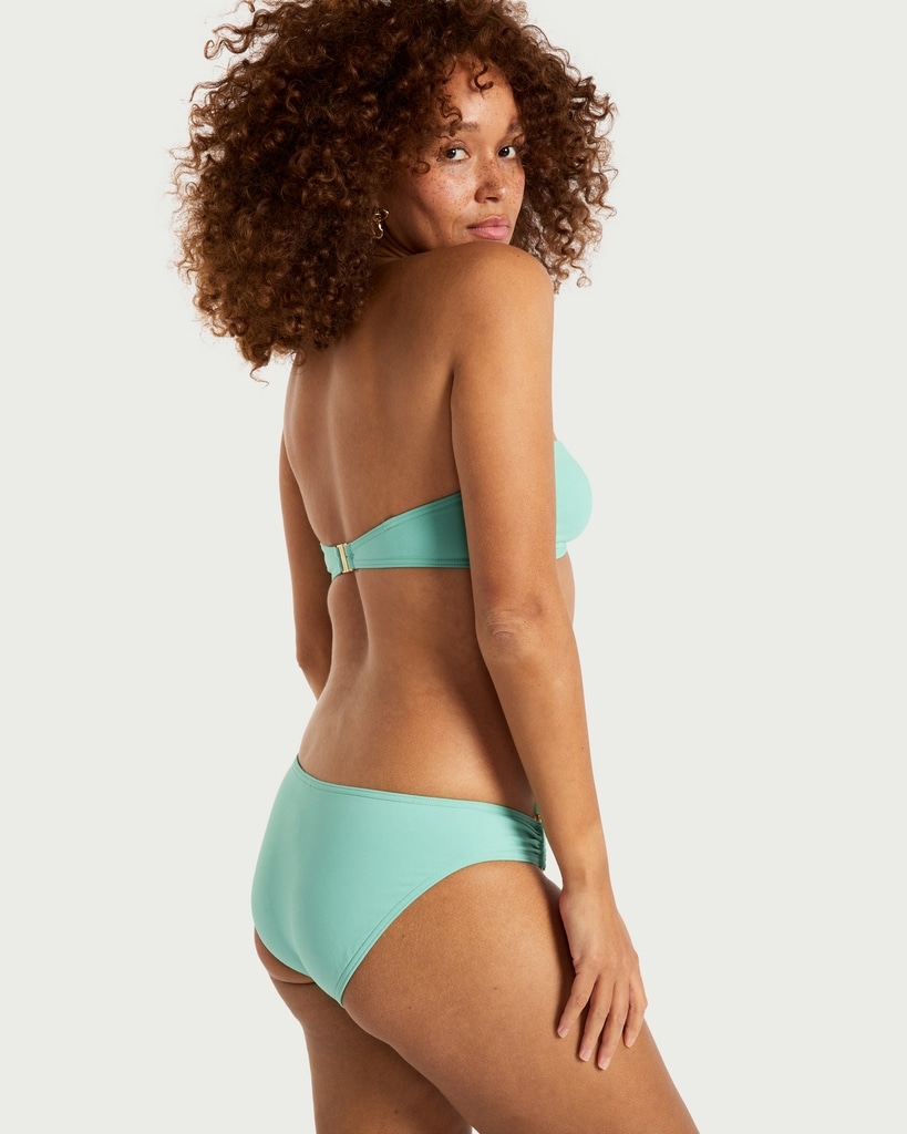 F&F Bead Detail Bikini Bottoms in Green thumbnail 3