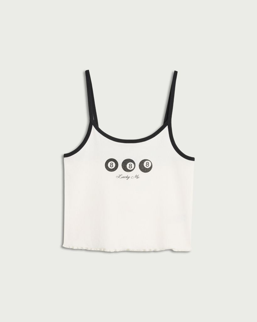 OH ME OH MY Cotton Rich Printed Vest in White thumbnail 4