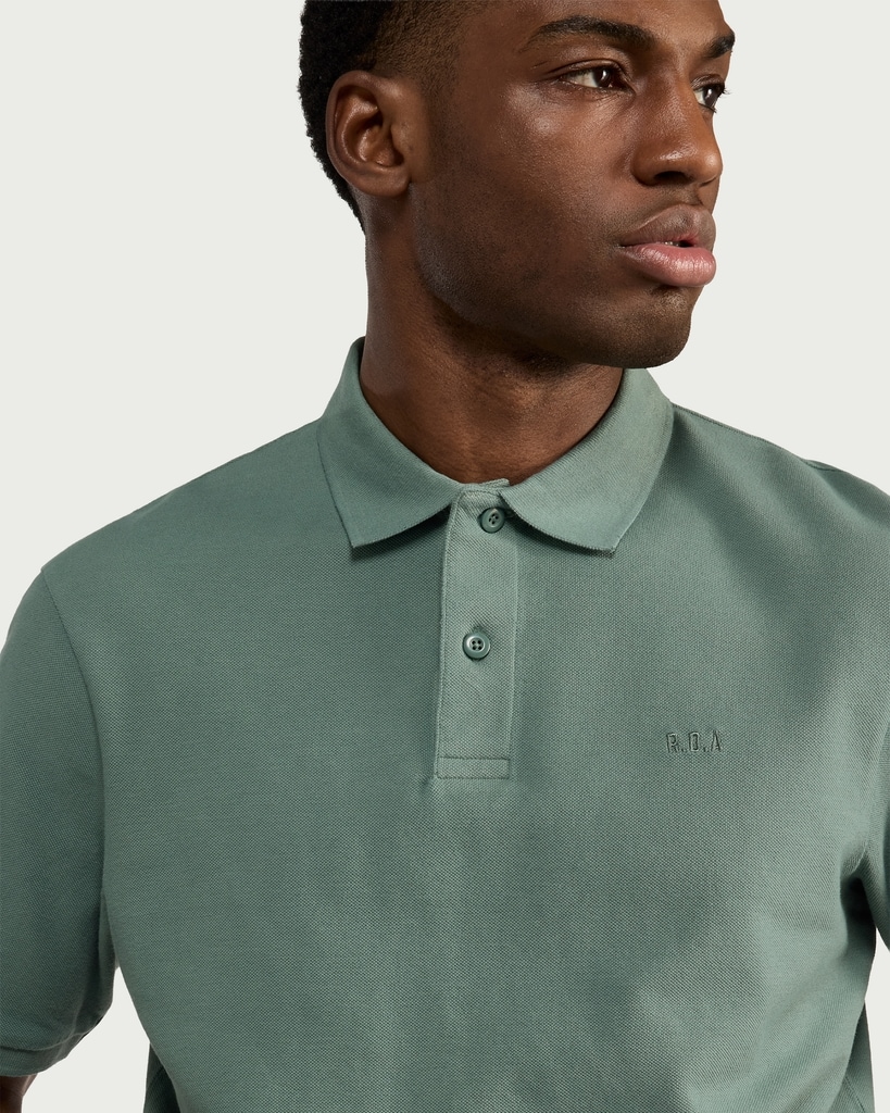 RDA Pure Cotton Polo Shirt in Green