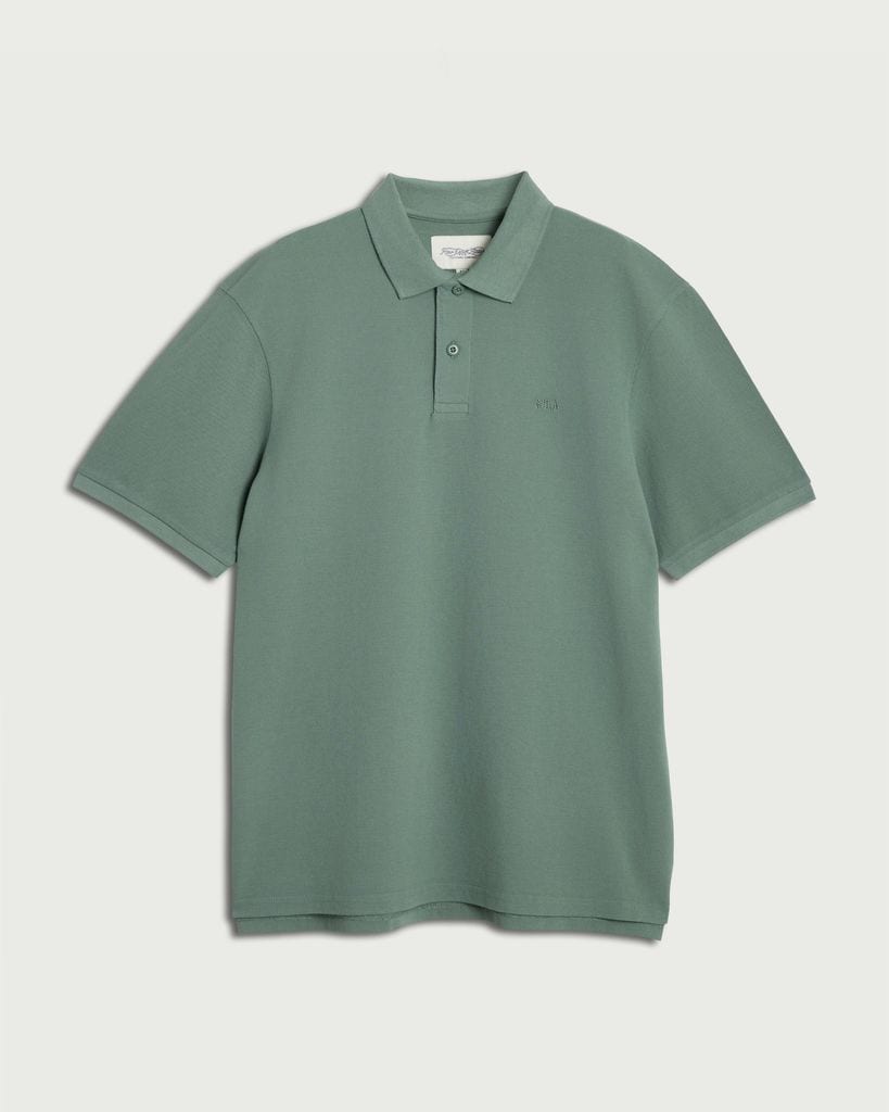 RDA Pure Cotton Polo Shirt in Green thumbnail 4