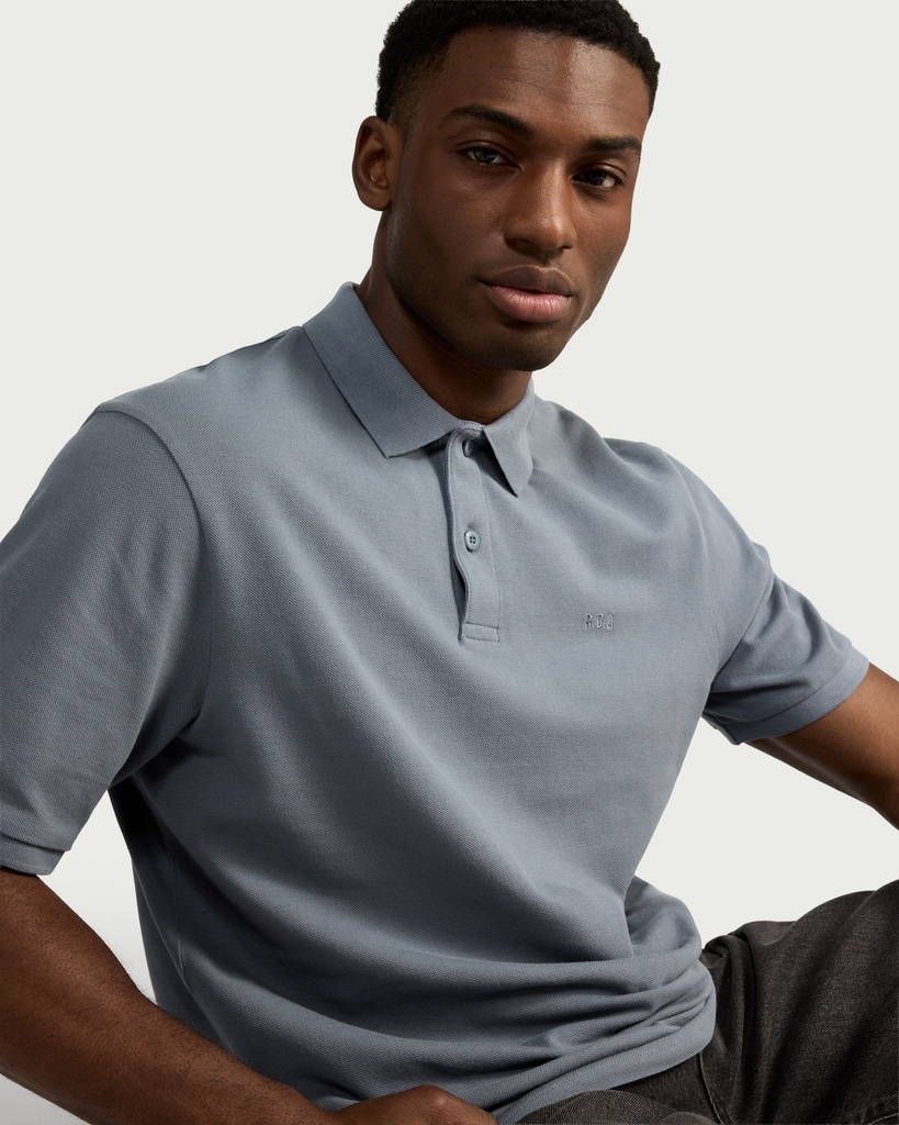 RDA Pure Cotton Polo Shirt in Blue