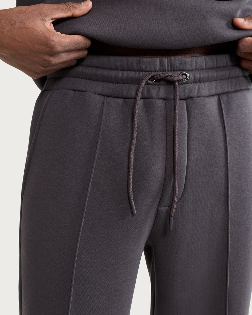 F&F Cotton Rich Seam Detail Drawstring Joggers in Grey thumbnail 2