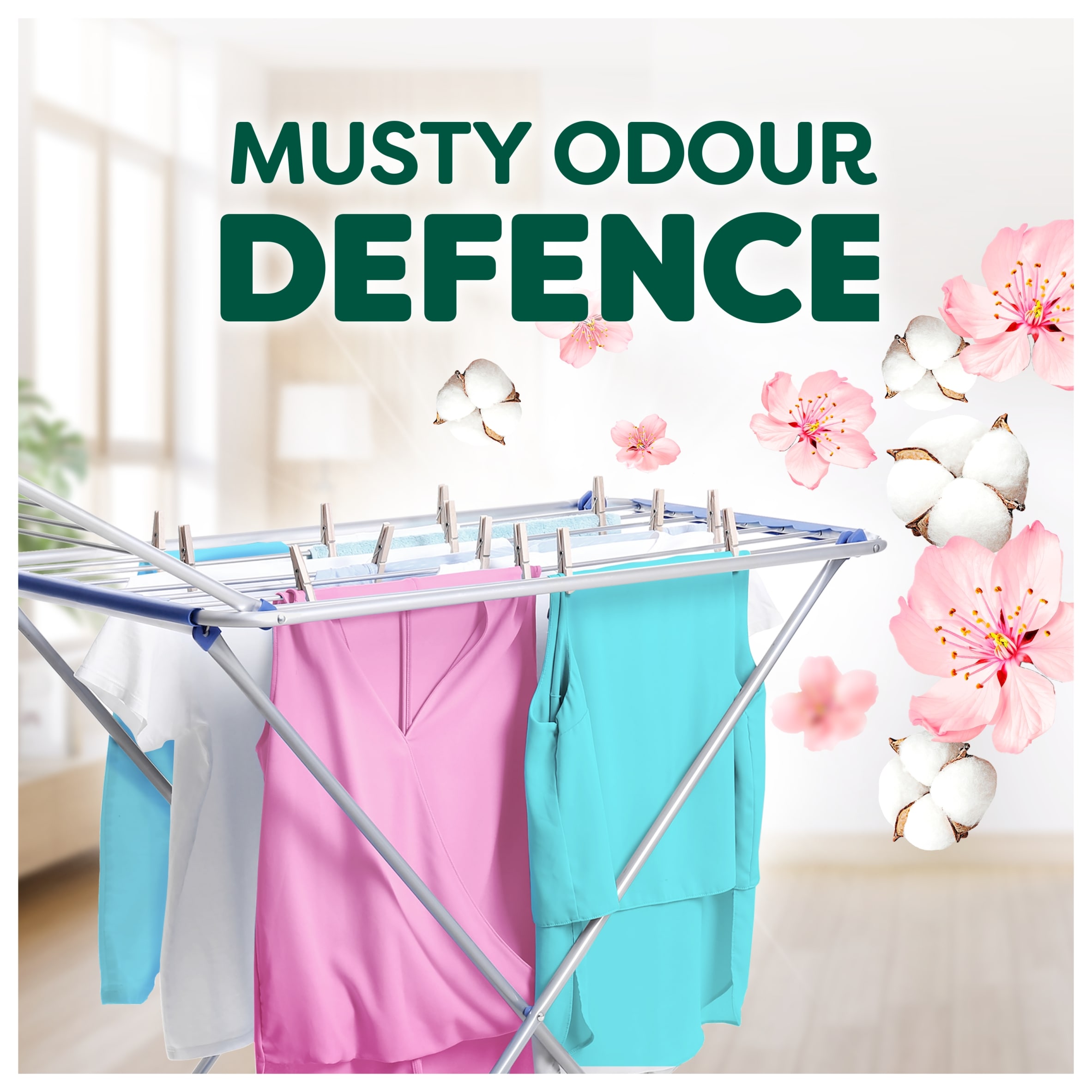 Fairy Outdoorable Fabric softener Cherry Blossom & Nordic Cotton 86 washes 1.204l thumbnail 4
